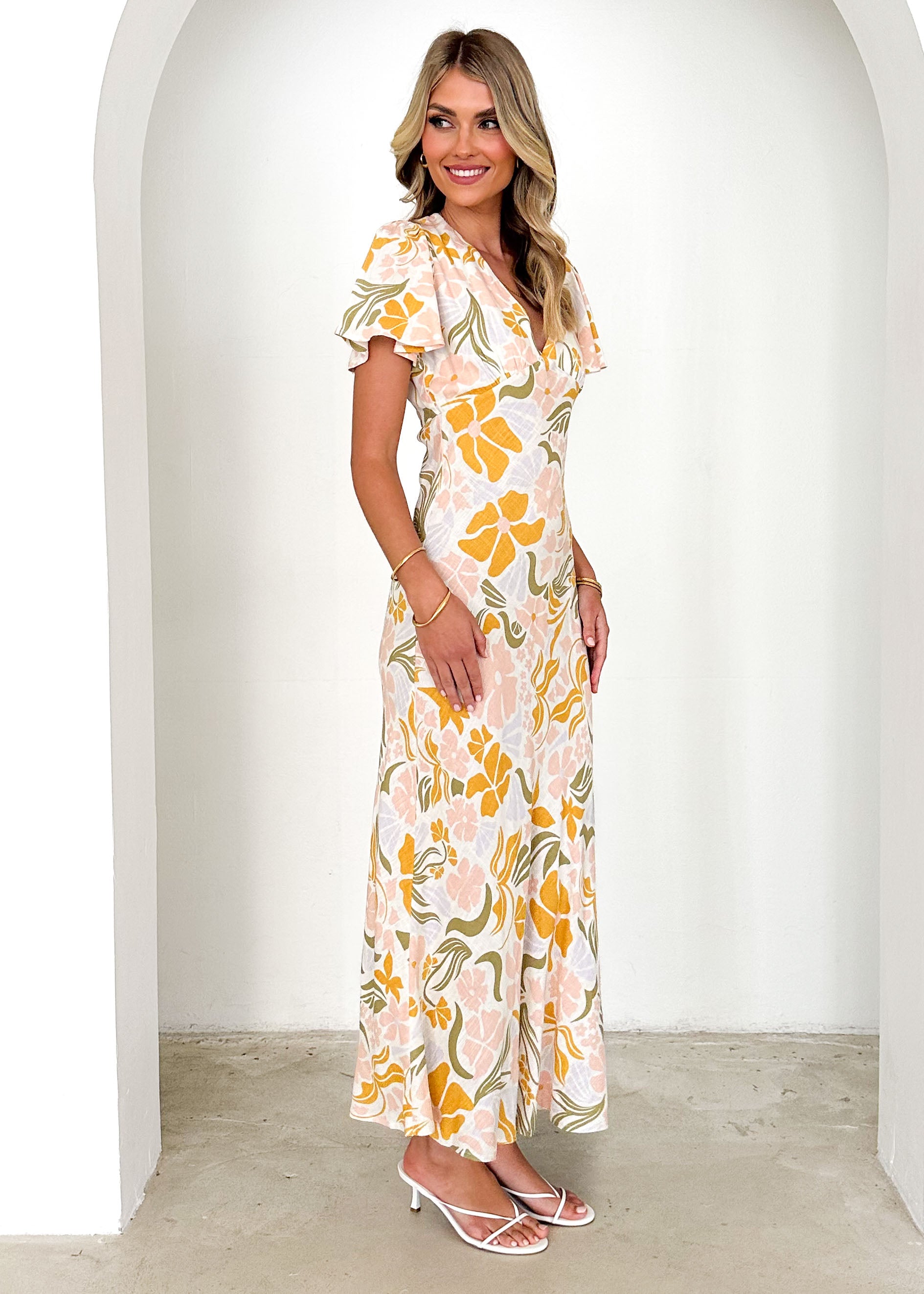 Yaira Maxi Dress - Blush Alila