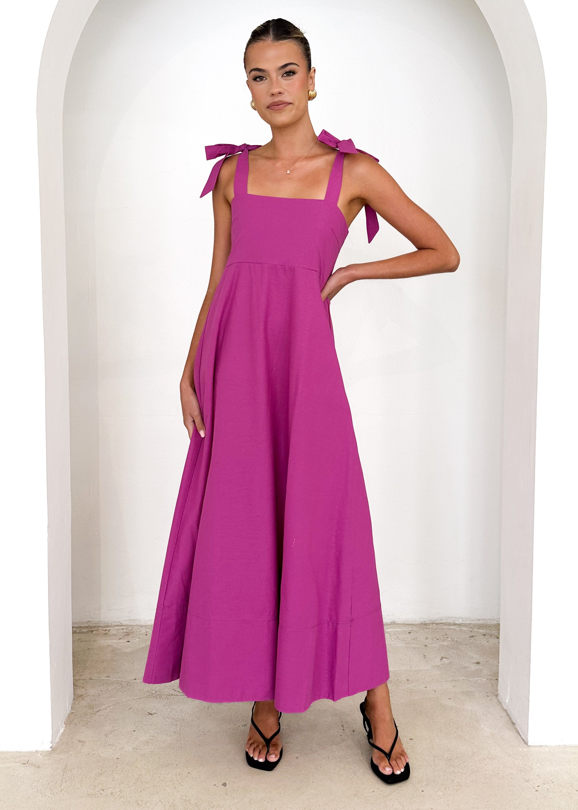 Aruba Maxi Dress - Purple