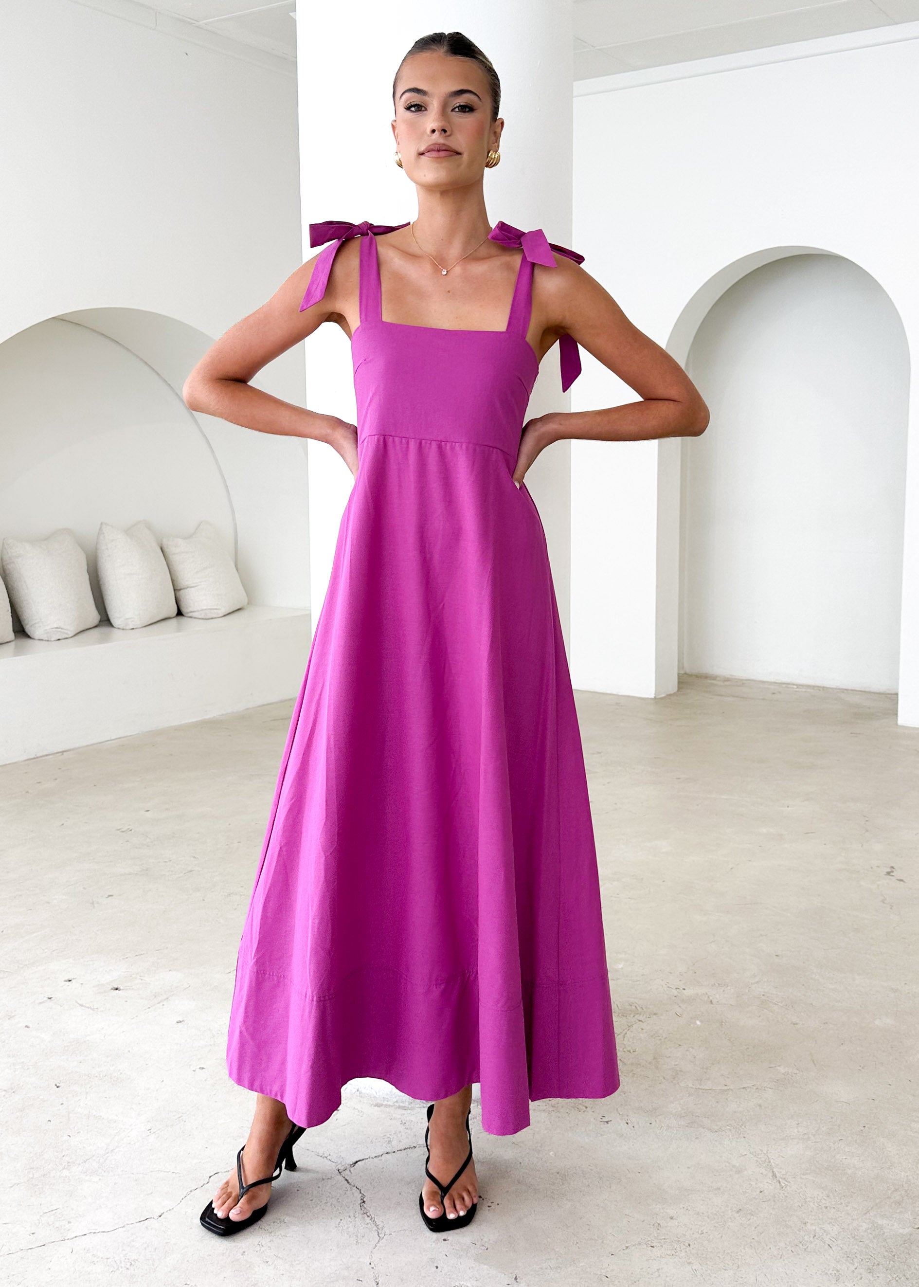 Aruba Maxi Dress - Purple