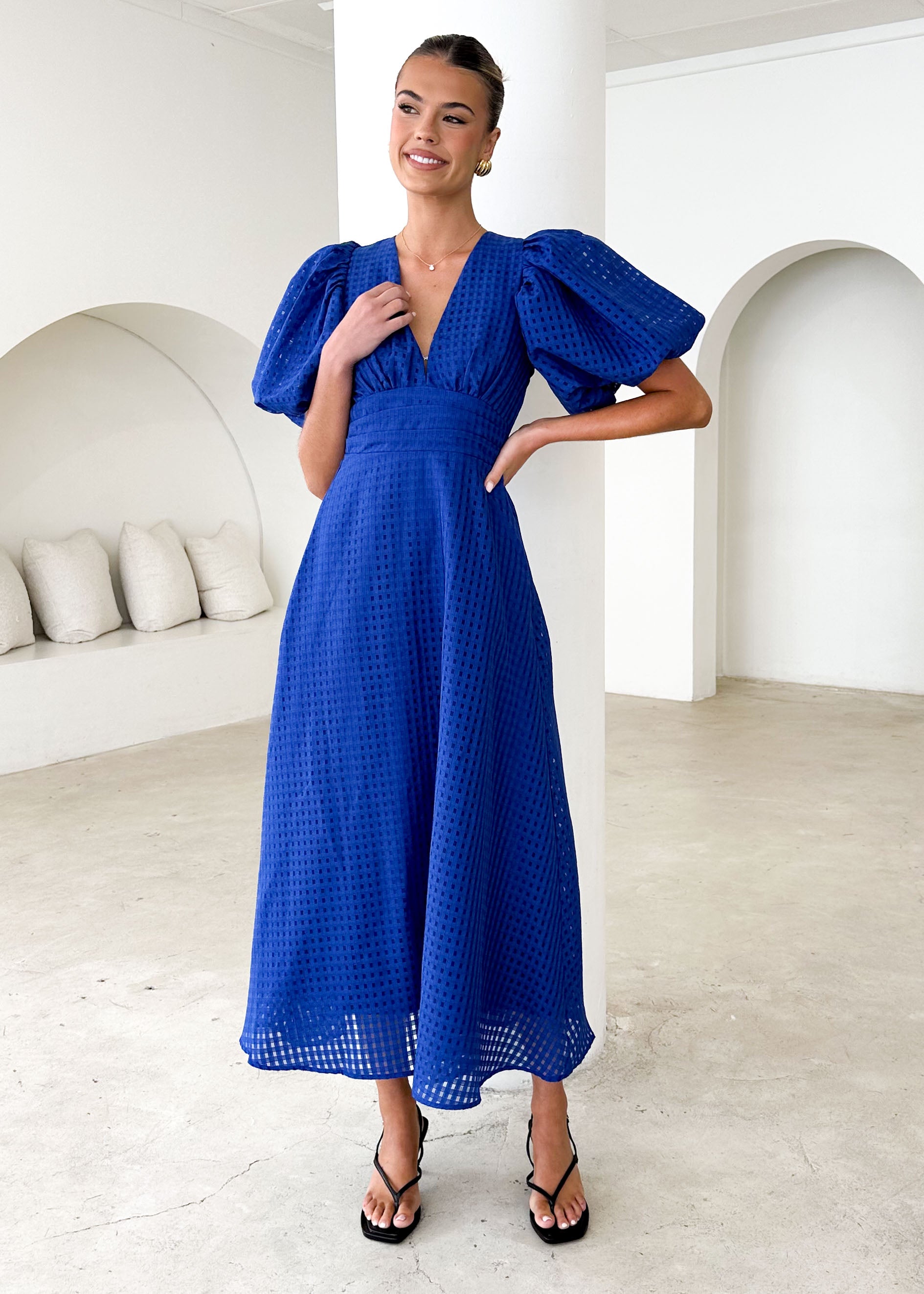 Chella Maxi Dress - Cobalt