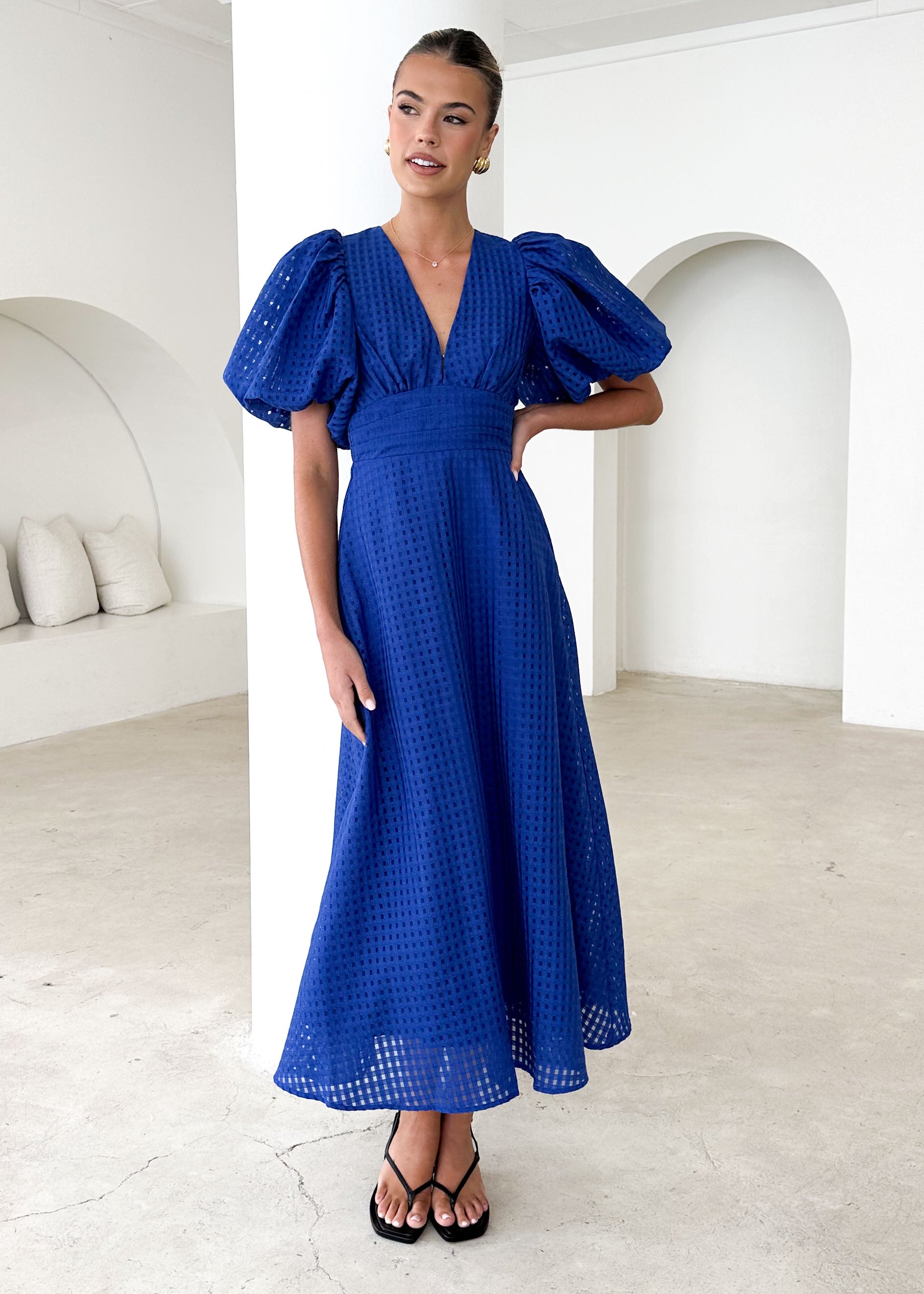 Chella Maxi Dress - Cobalt