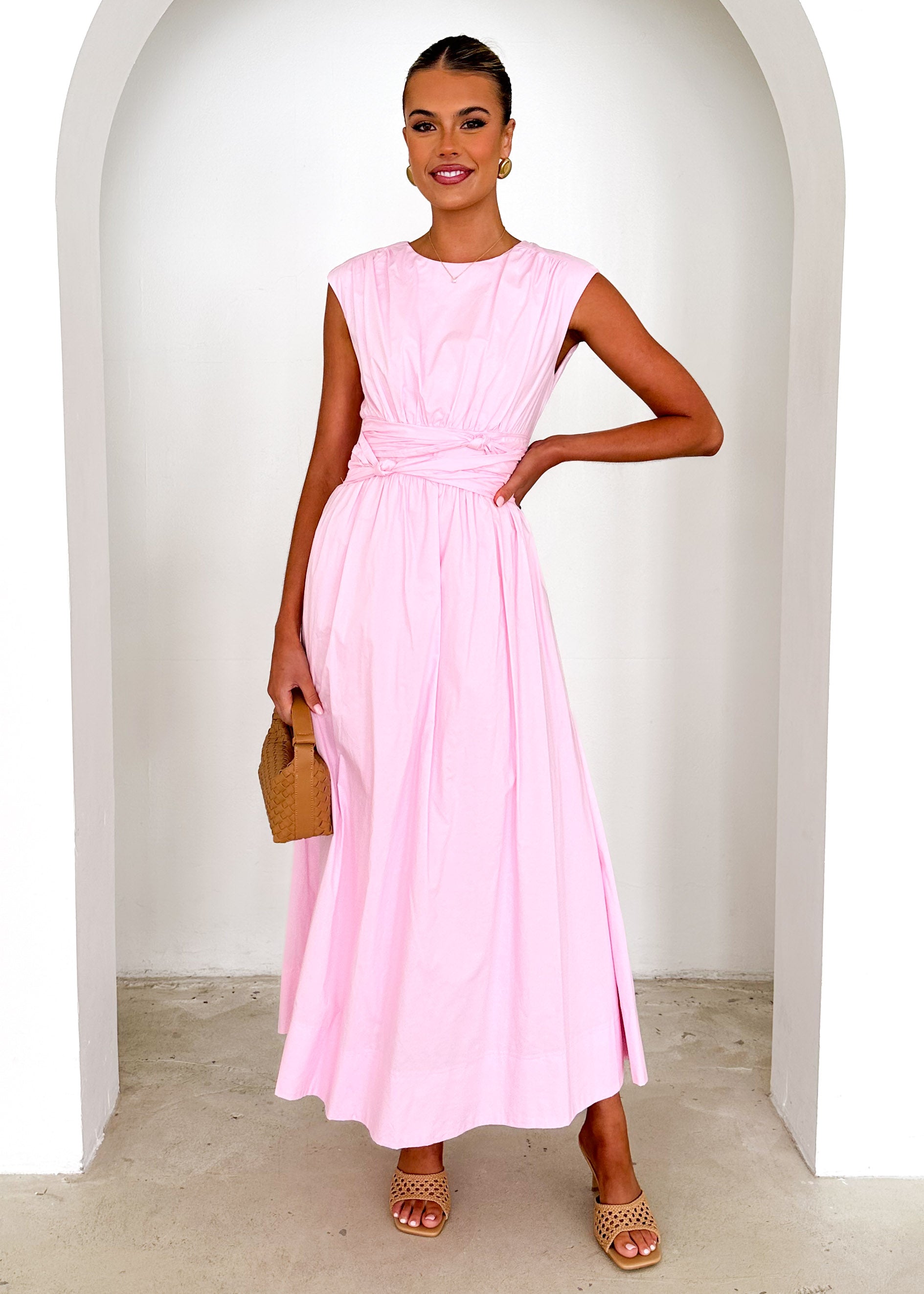 Kadin Maxi Dress - Pale Pink