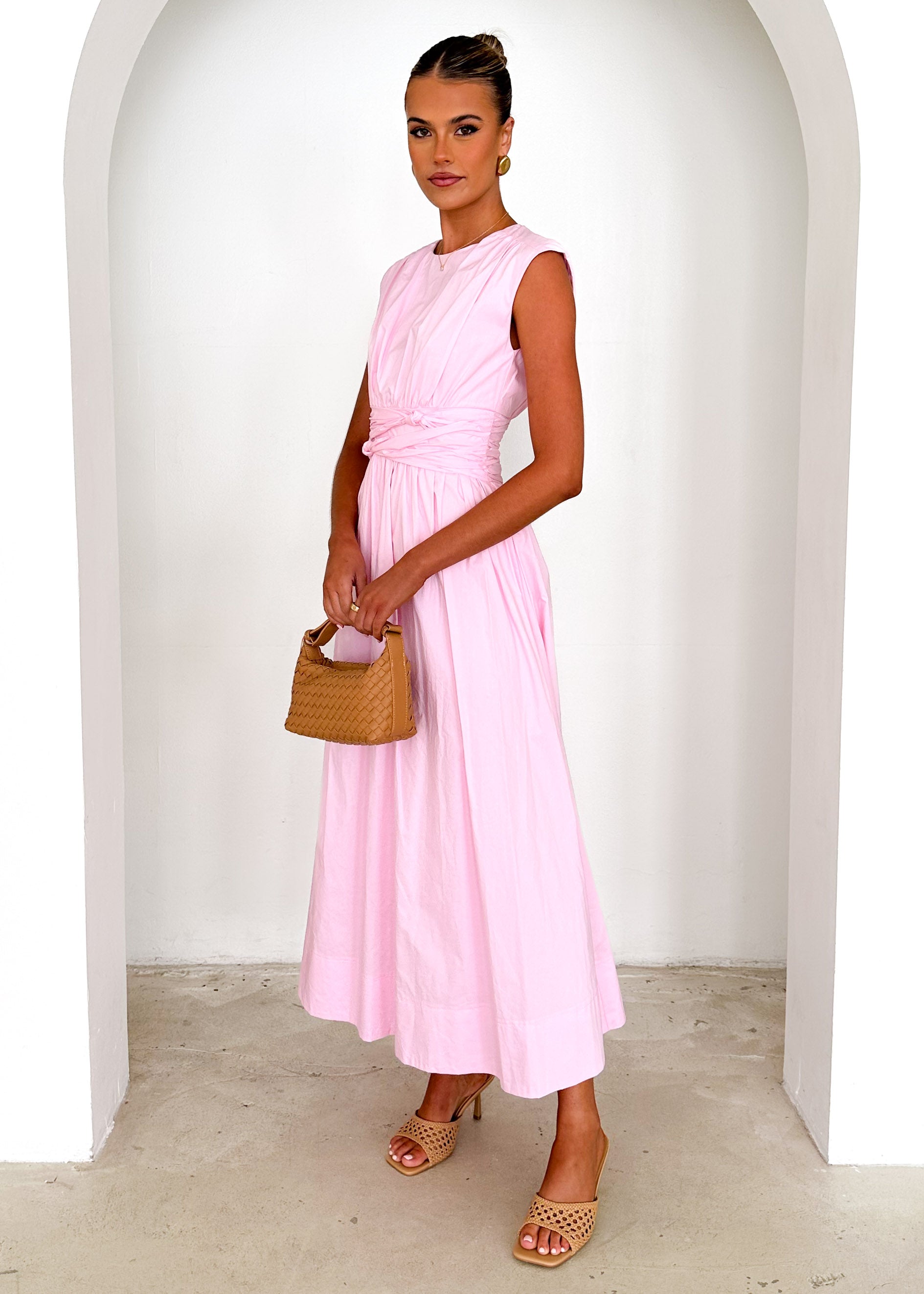 Kadin Maxi Dress - Pale Pink