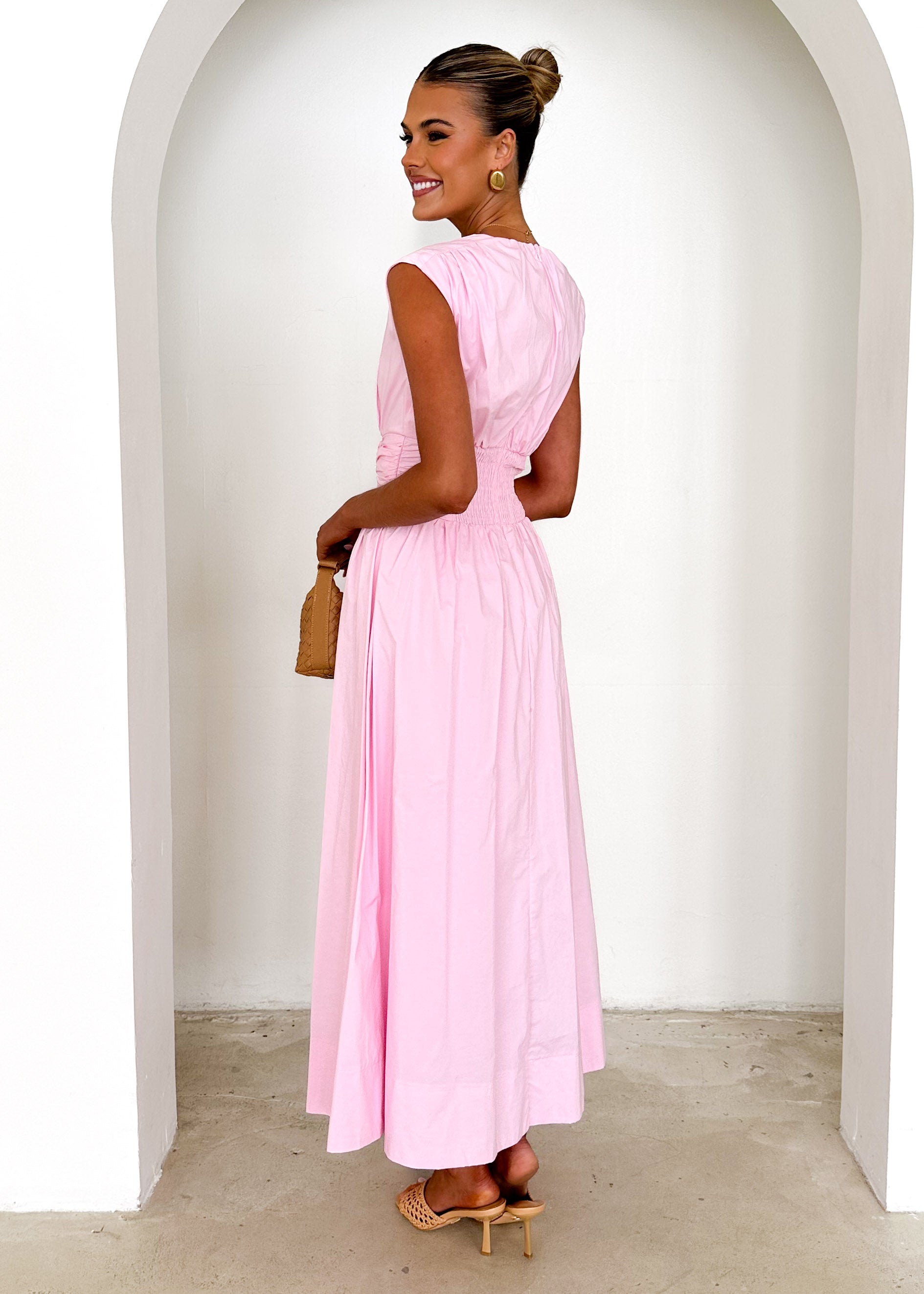 Kadin Maxi Dress - Pale Pink