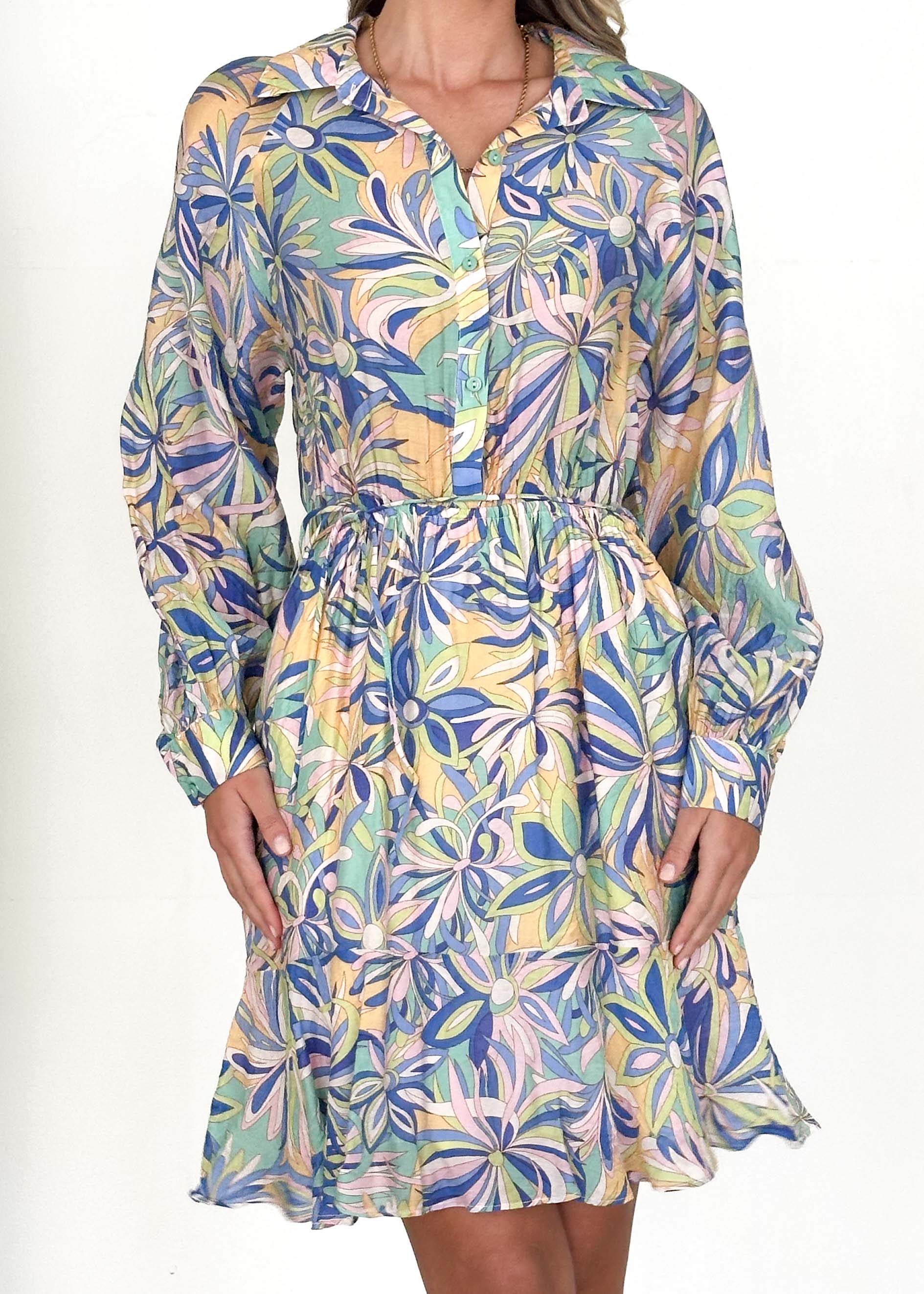 Lectra Dress - Blue Floral