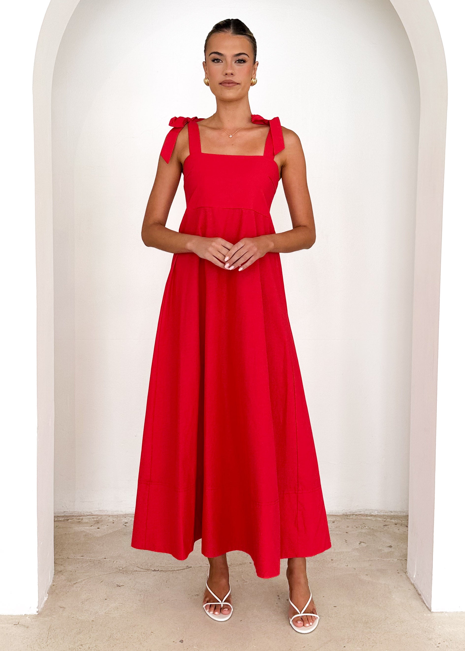 Aruba Maxi Dress - Red