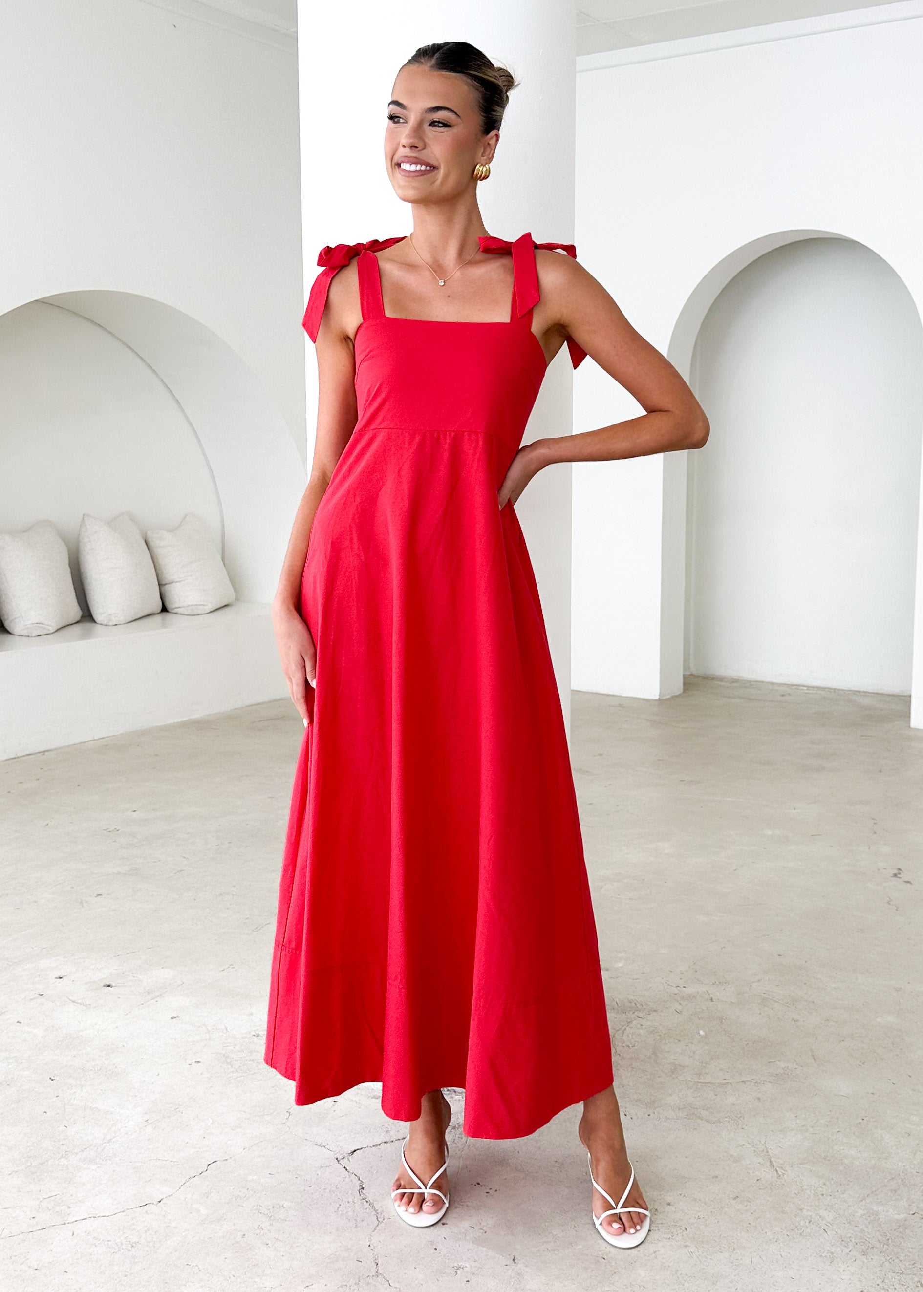 Aruba Maxi Dress - Red