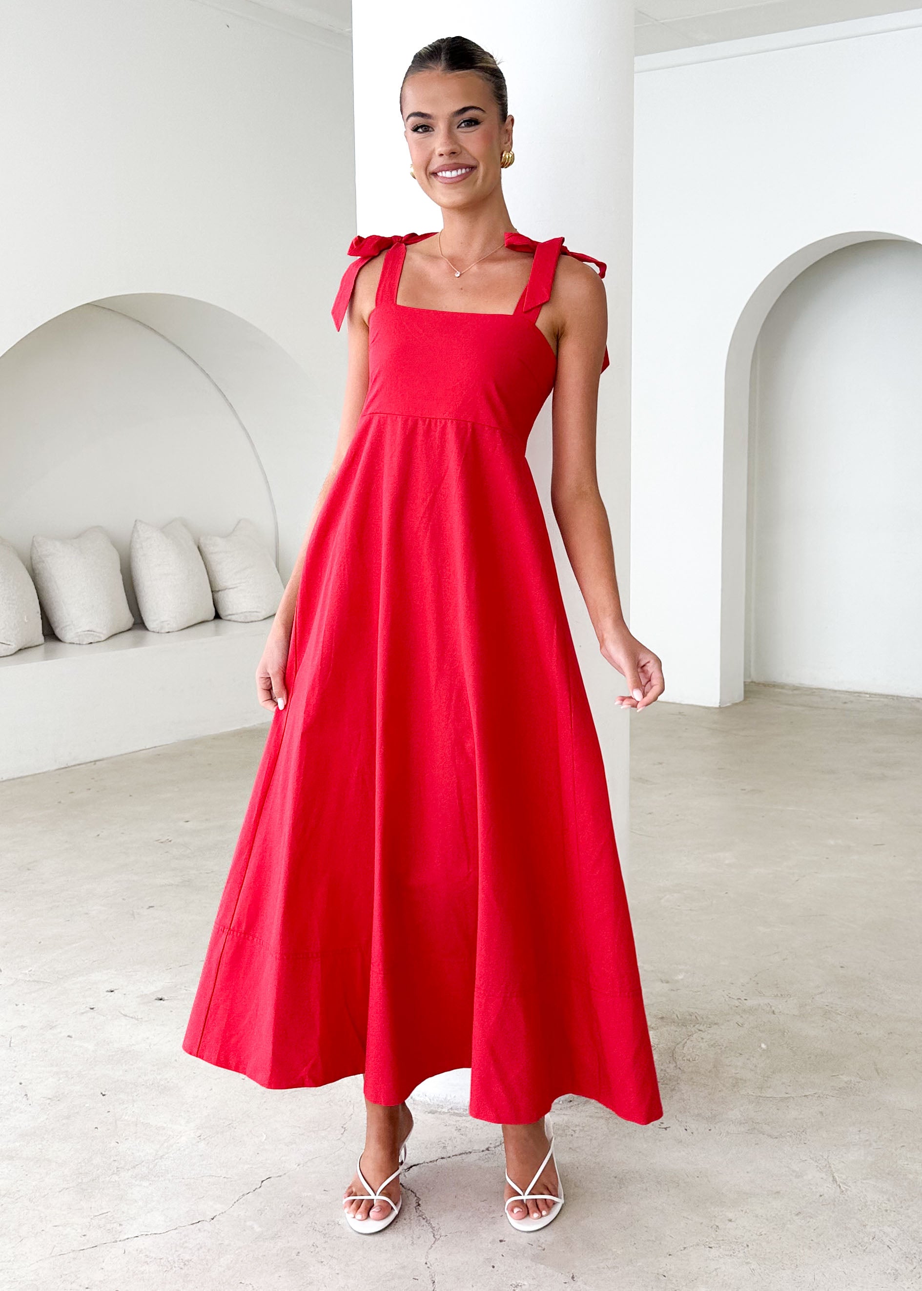 Aruba Maxi Dress - Red