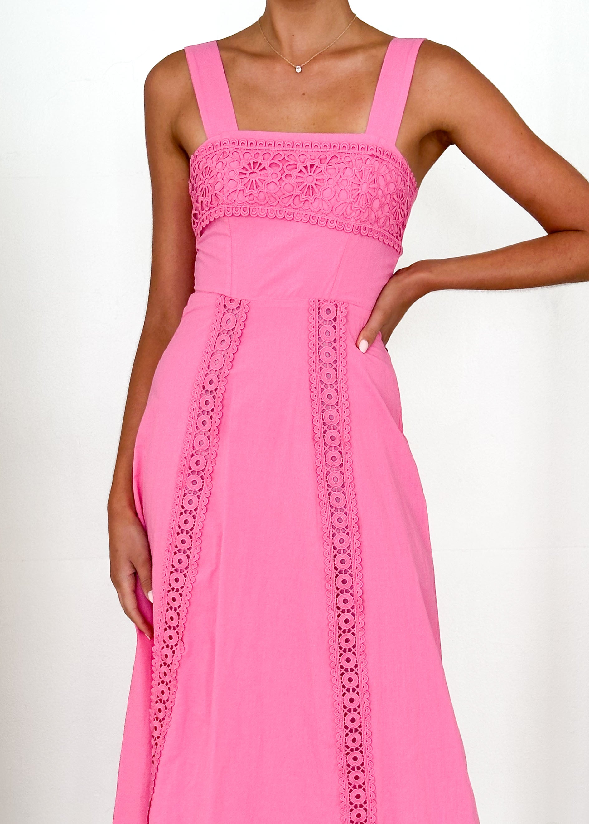 Palace Maxi Dress - Pink