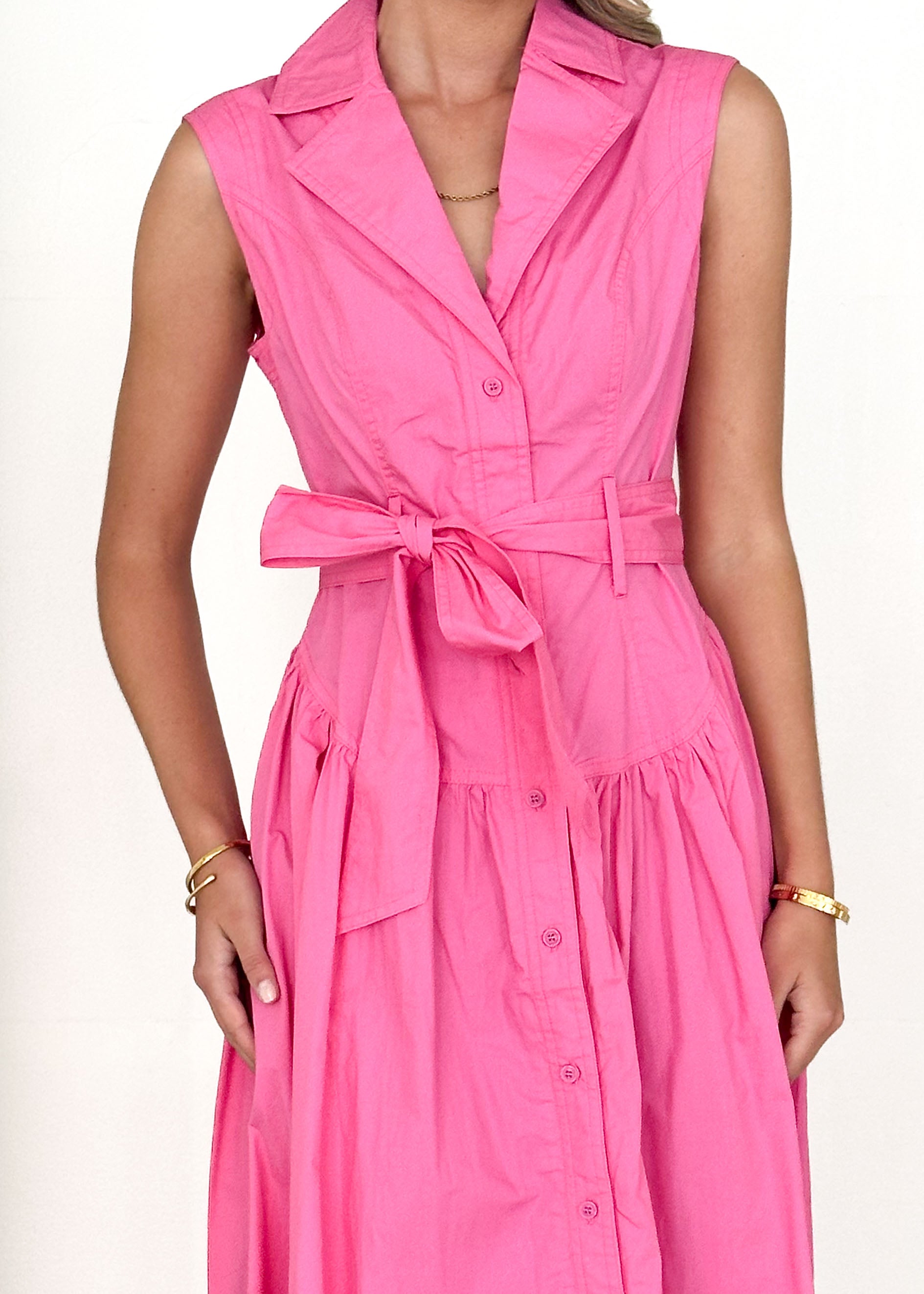 Tiarne Midi Dress - Pink