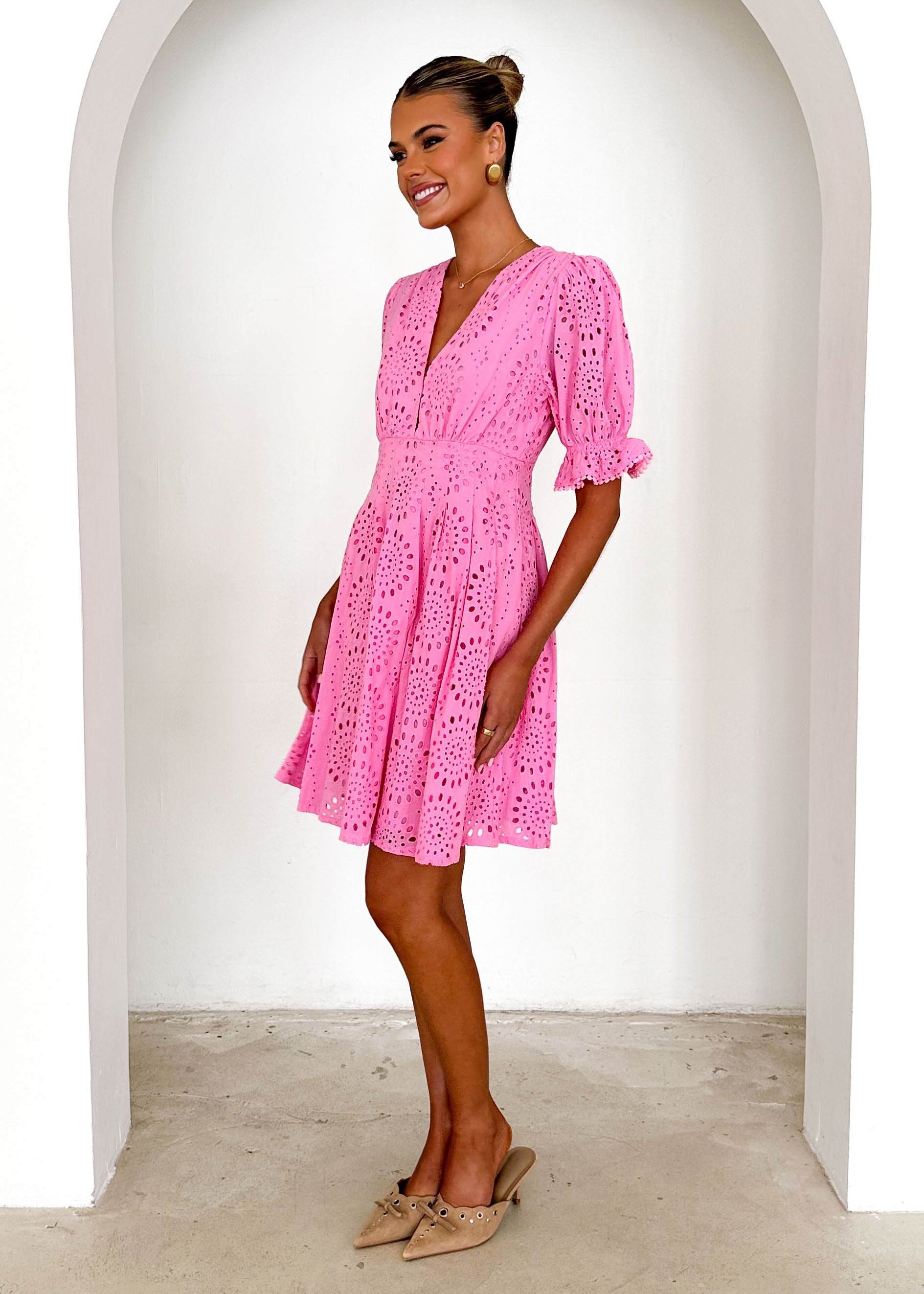 Grande Dress - Pink Anglaise