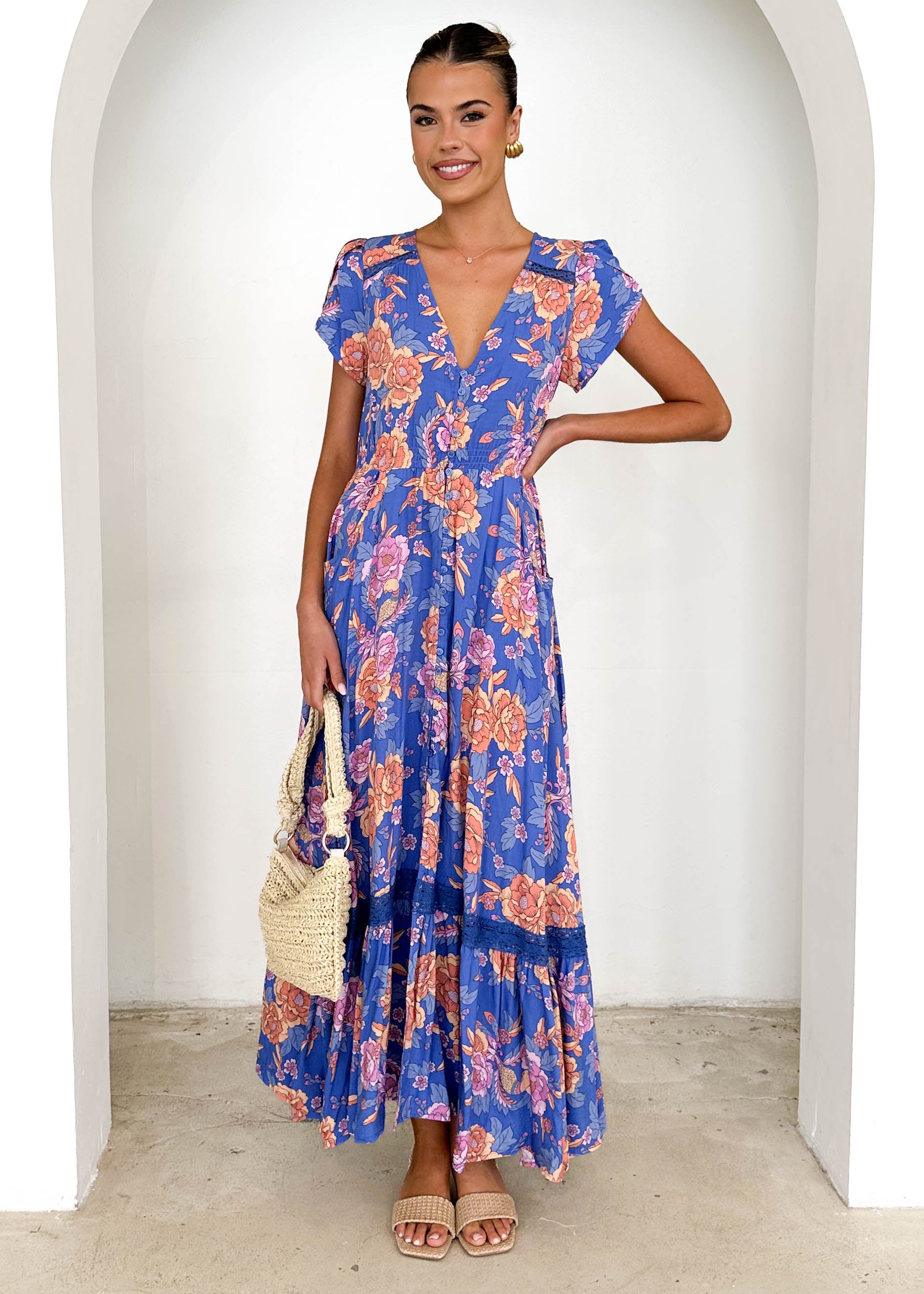 Carmen Maxi Dress - Glastonbury