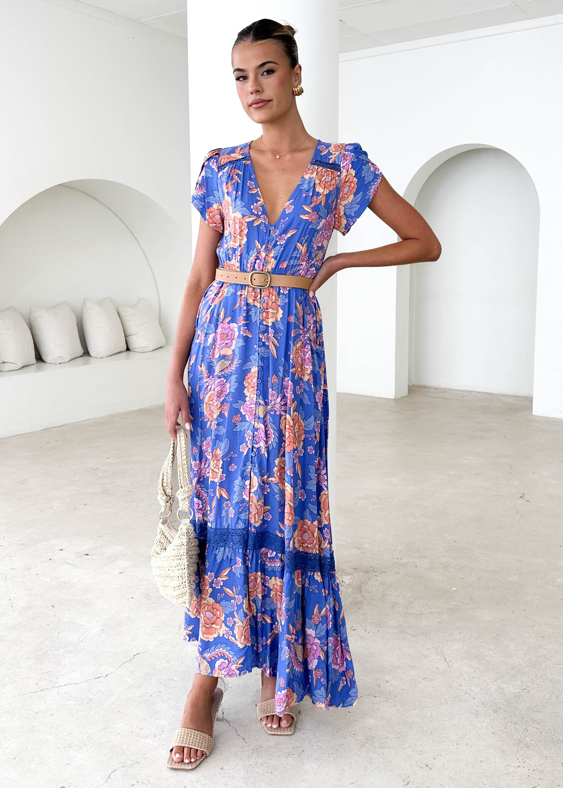 Carmen Maxi Dress - Glastonbury