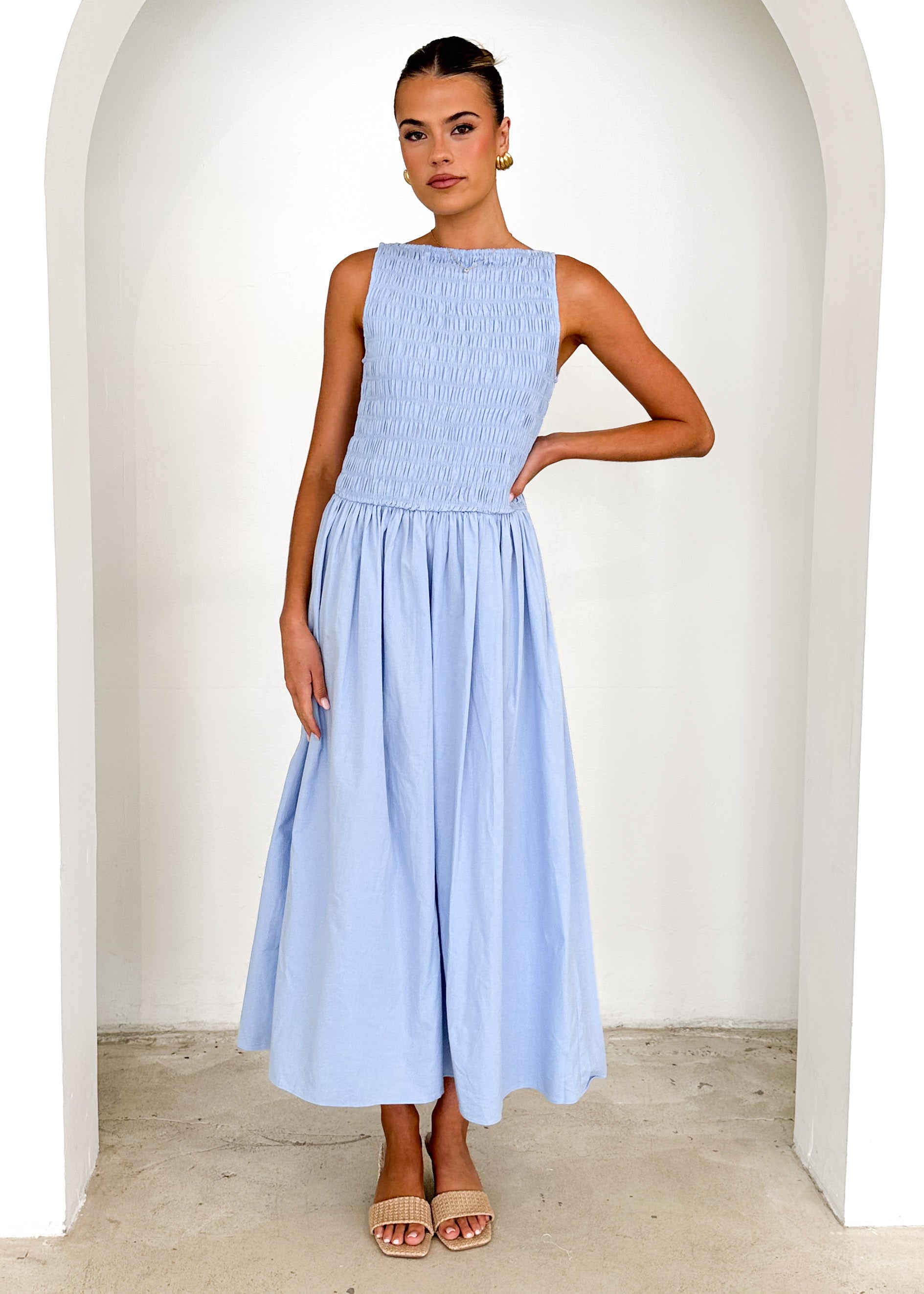 Hendrix Maxi Dress - Powder Blue