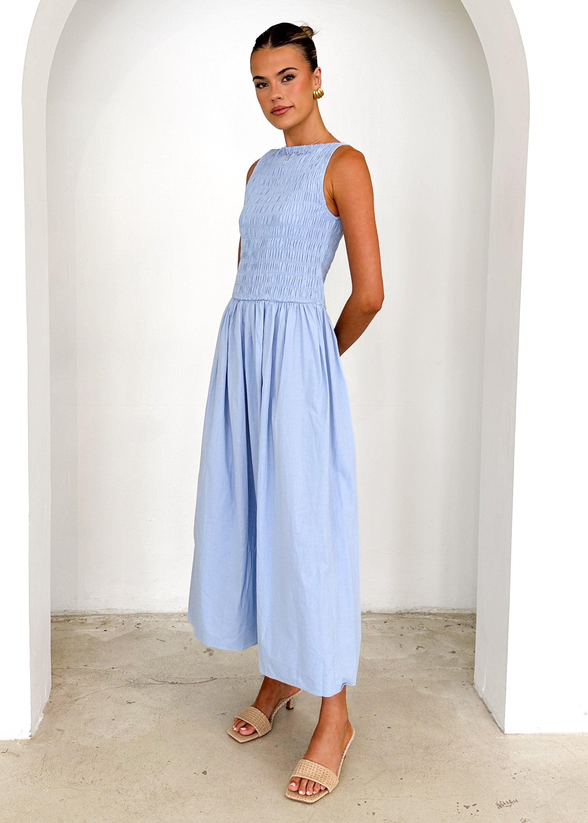 Hendrix Maxi Dress - Powder Blue