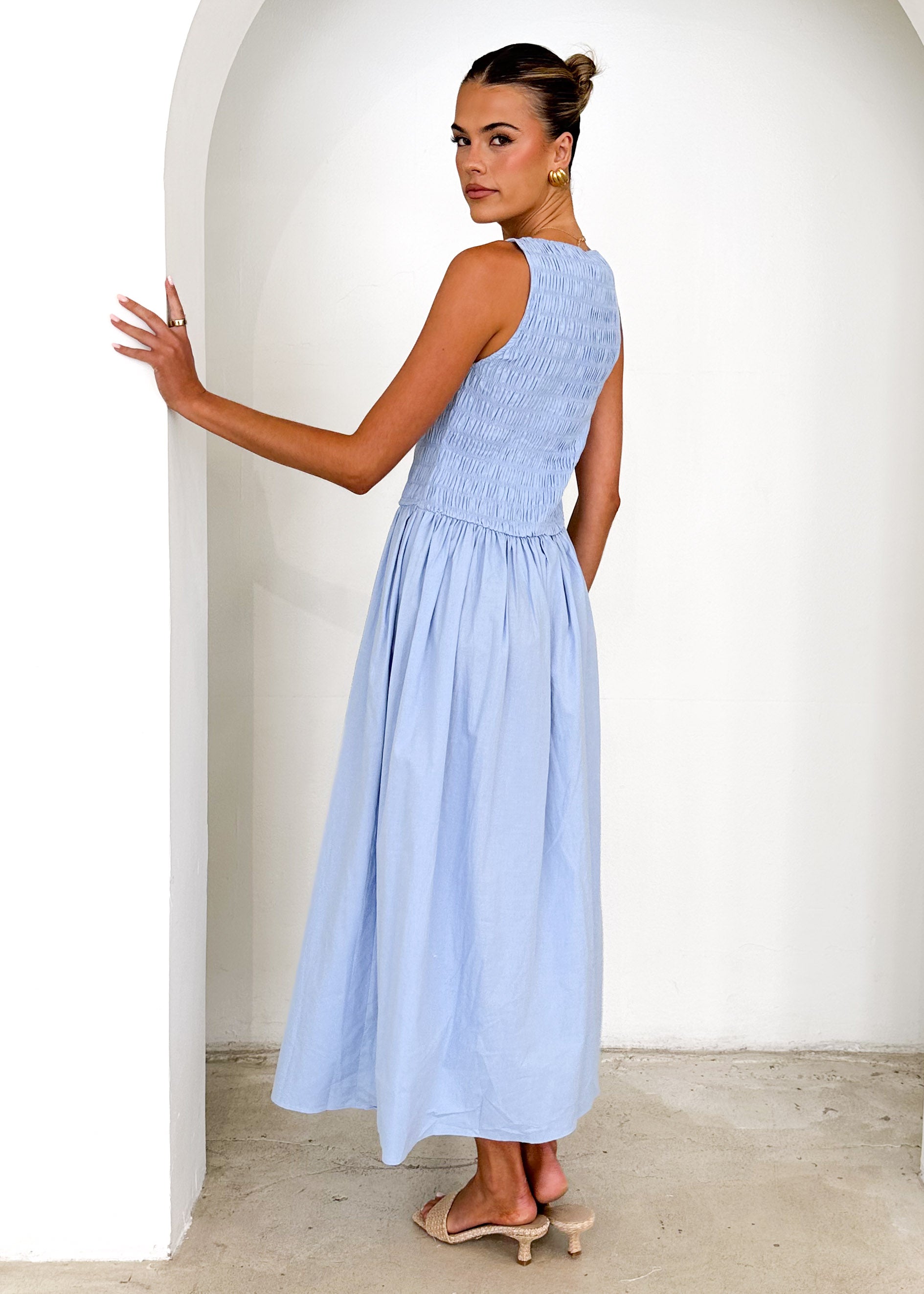 Hendrix Maxi Dress - Powder Blue