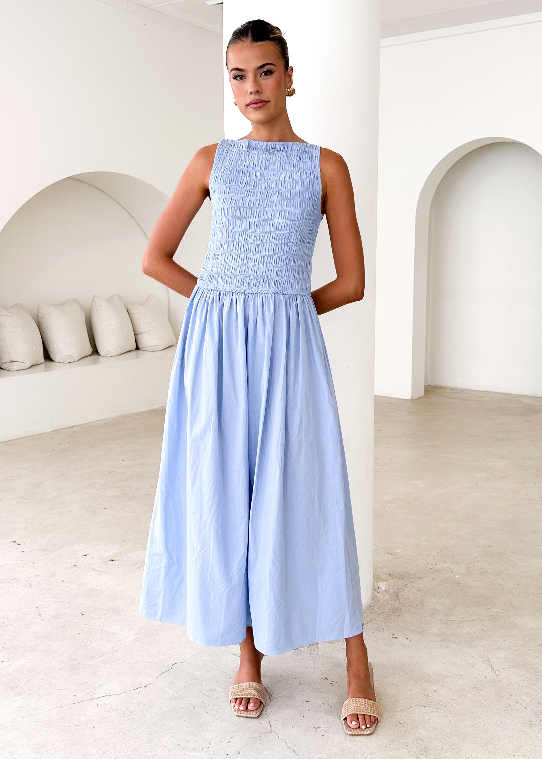 Hendrix Maxi Dress - Powder Blue