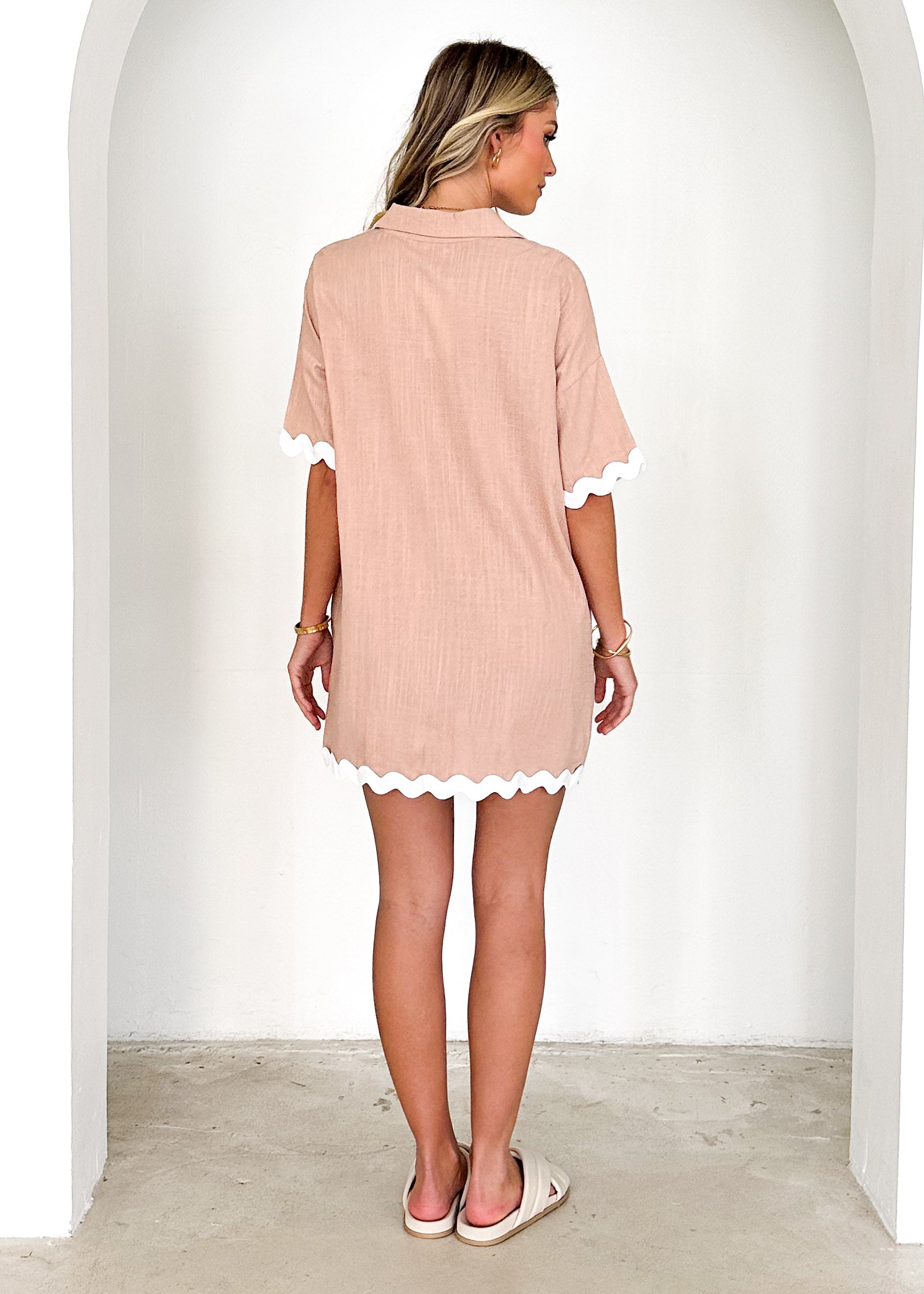 Tresho Shirt Dress - Mocha