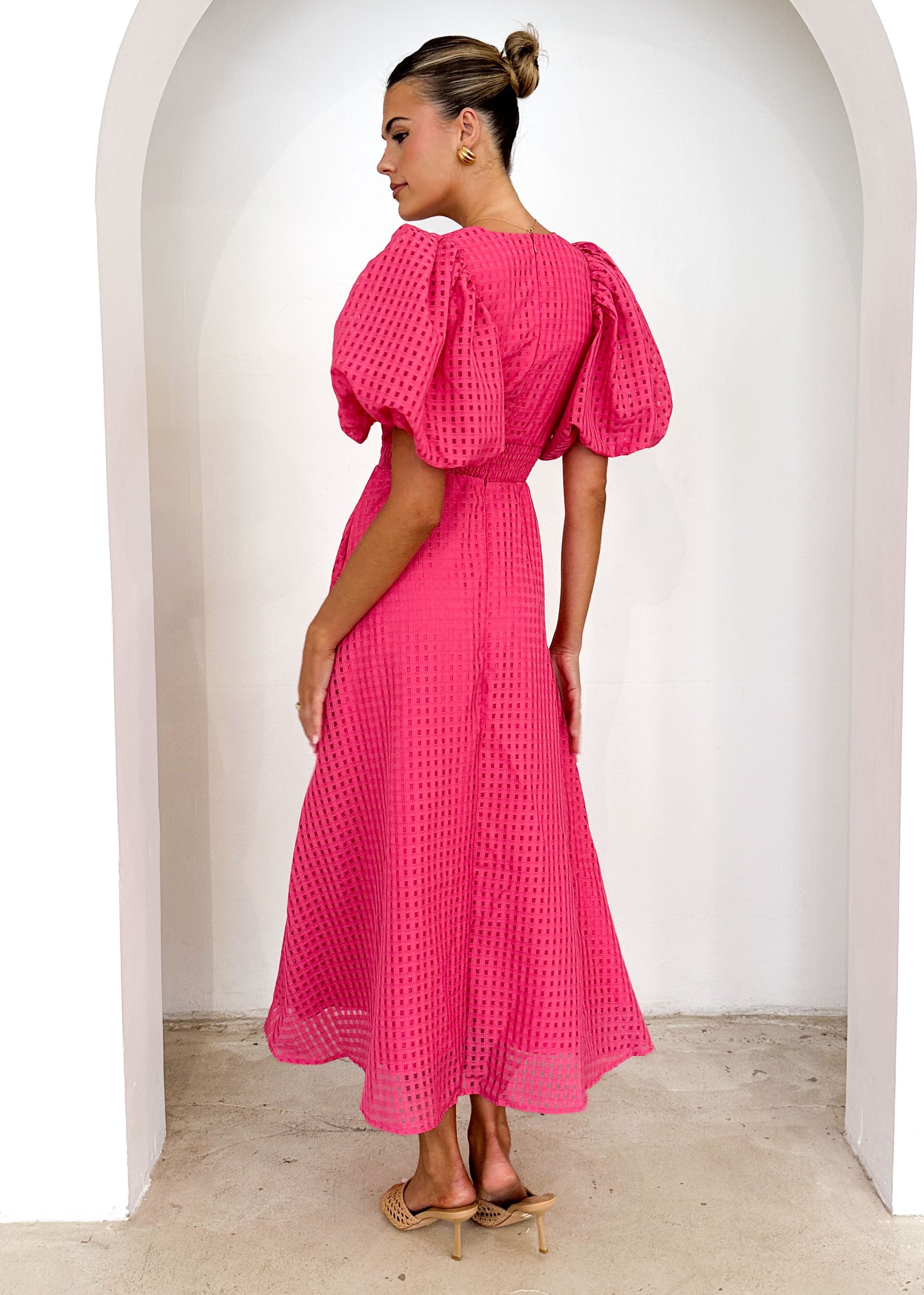 Chella Maxi Dress - Hot Pink