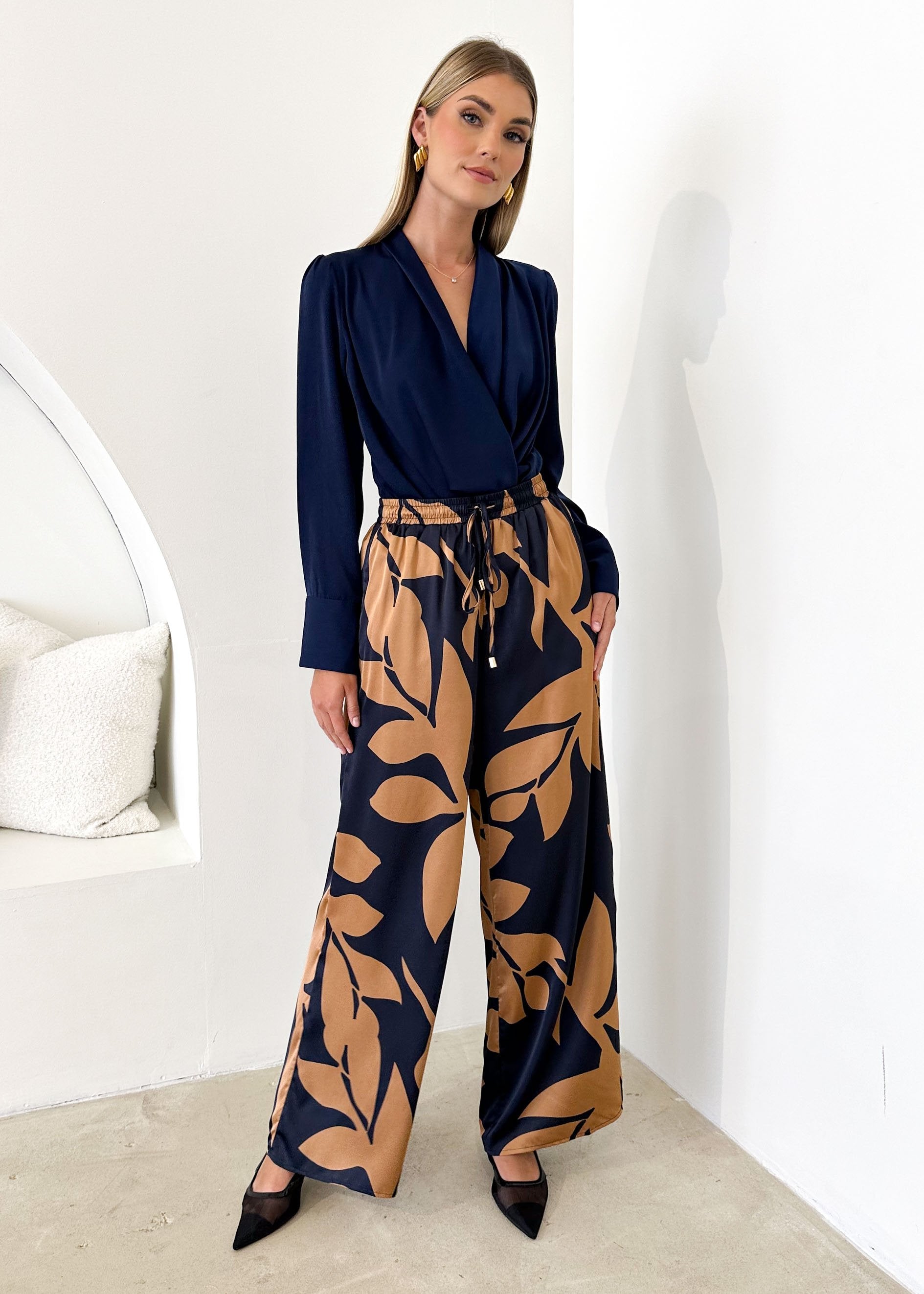 Quarla Pants - Bronze Leaf