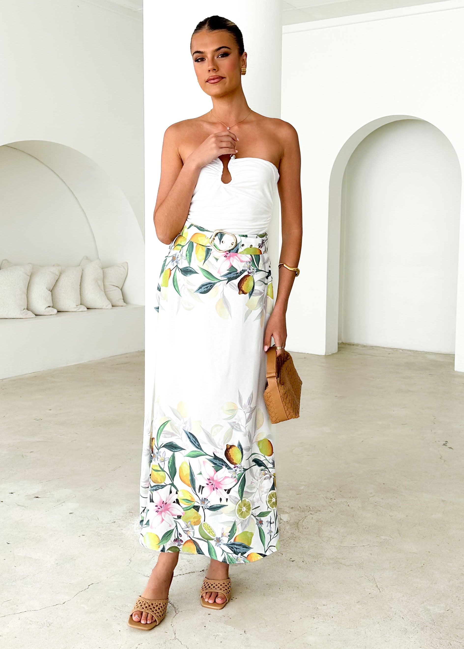 Averie Maxi Skirt - Limoncello