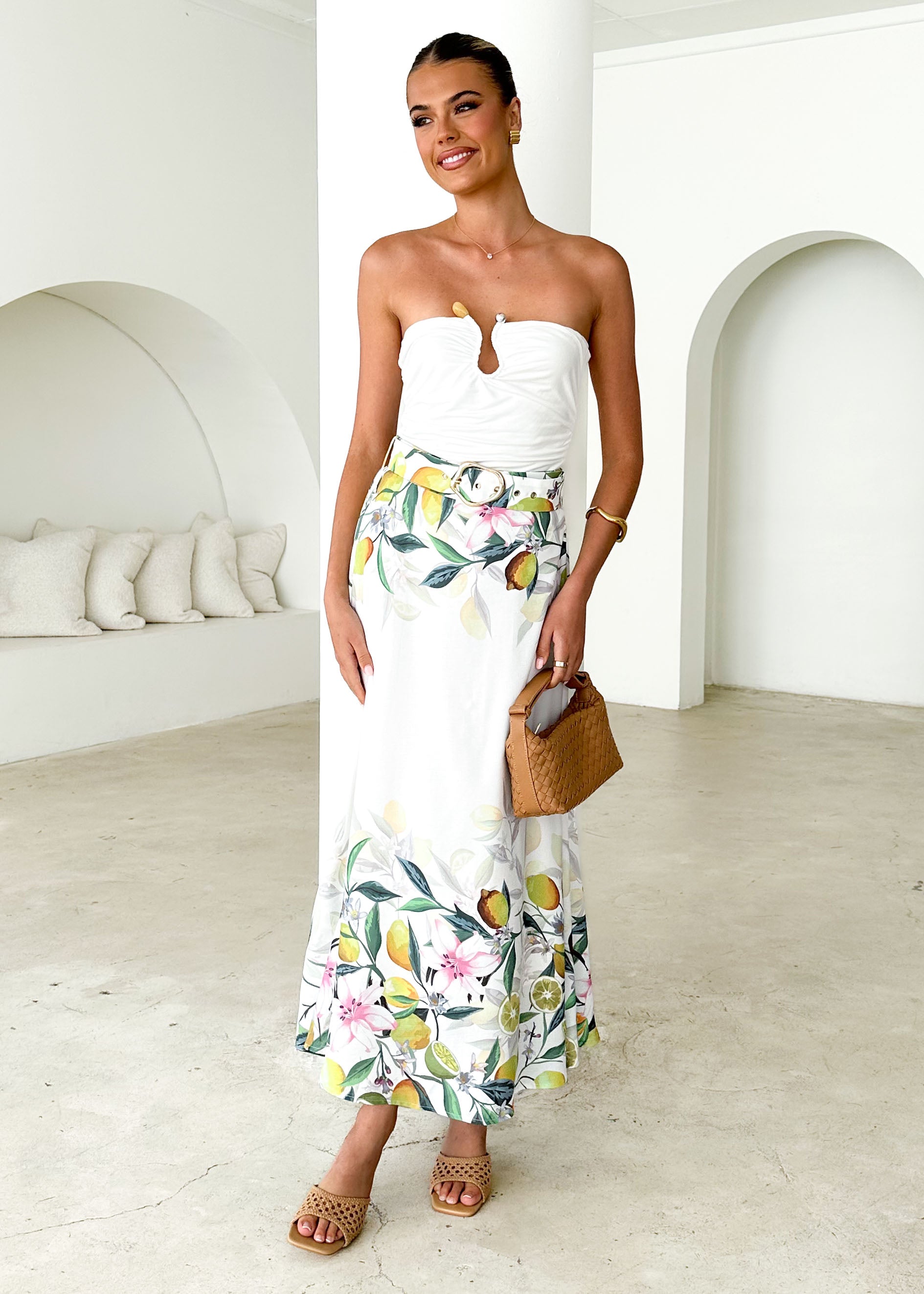 Averie Maxi Skirt - Limoncello