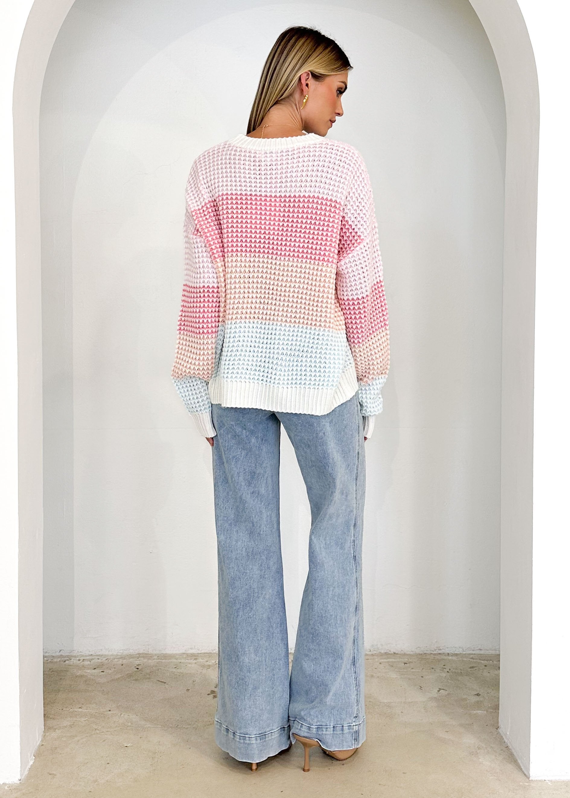 Amore Sweater - Pink Multi