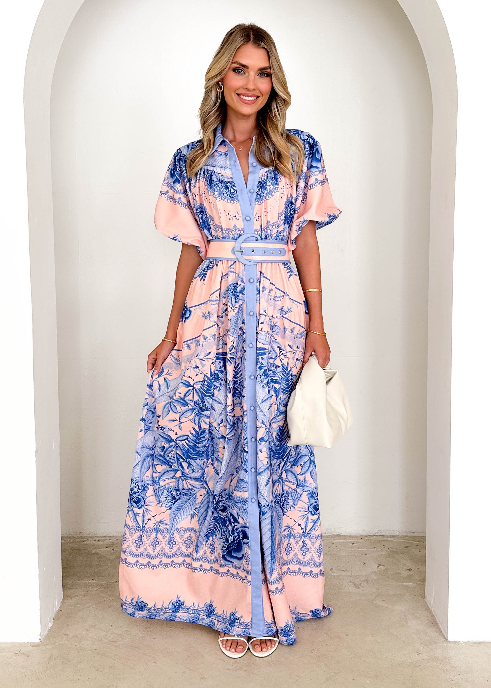 PRE-ORDER: Anouk Maxi Dress - Madeline Blue