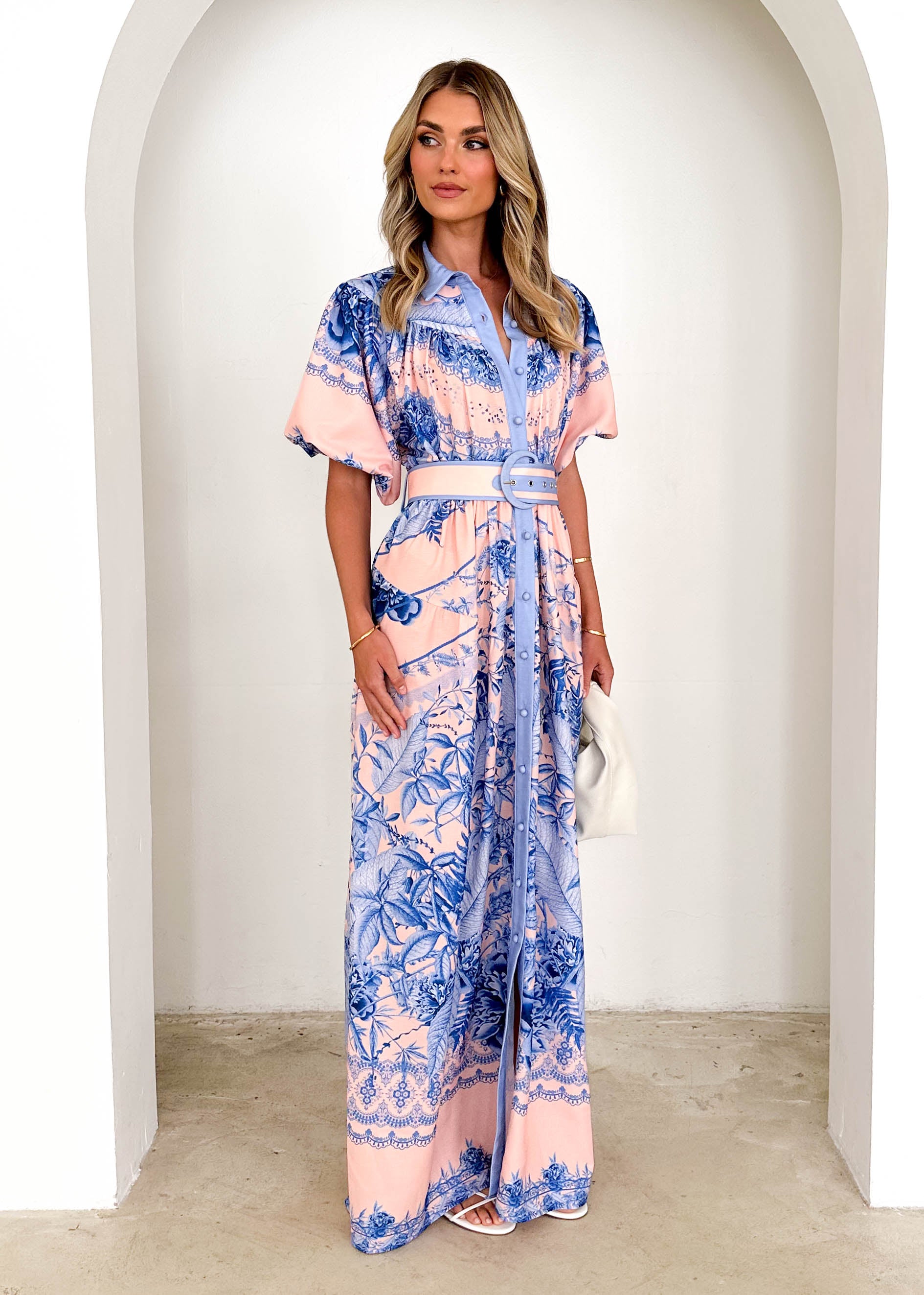 PRE-ORDER: Anouk Maxi Dress - Madeline Blue