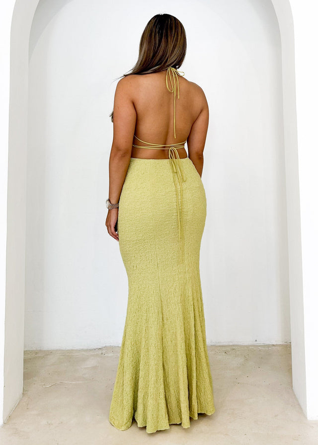 Koral Maxi Skirt - Lime