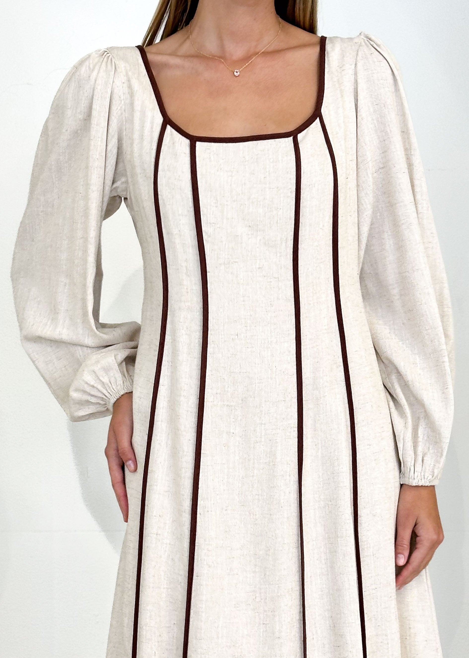 Cianna Maxi Dress - Beige