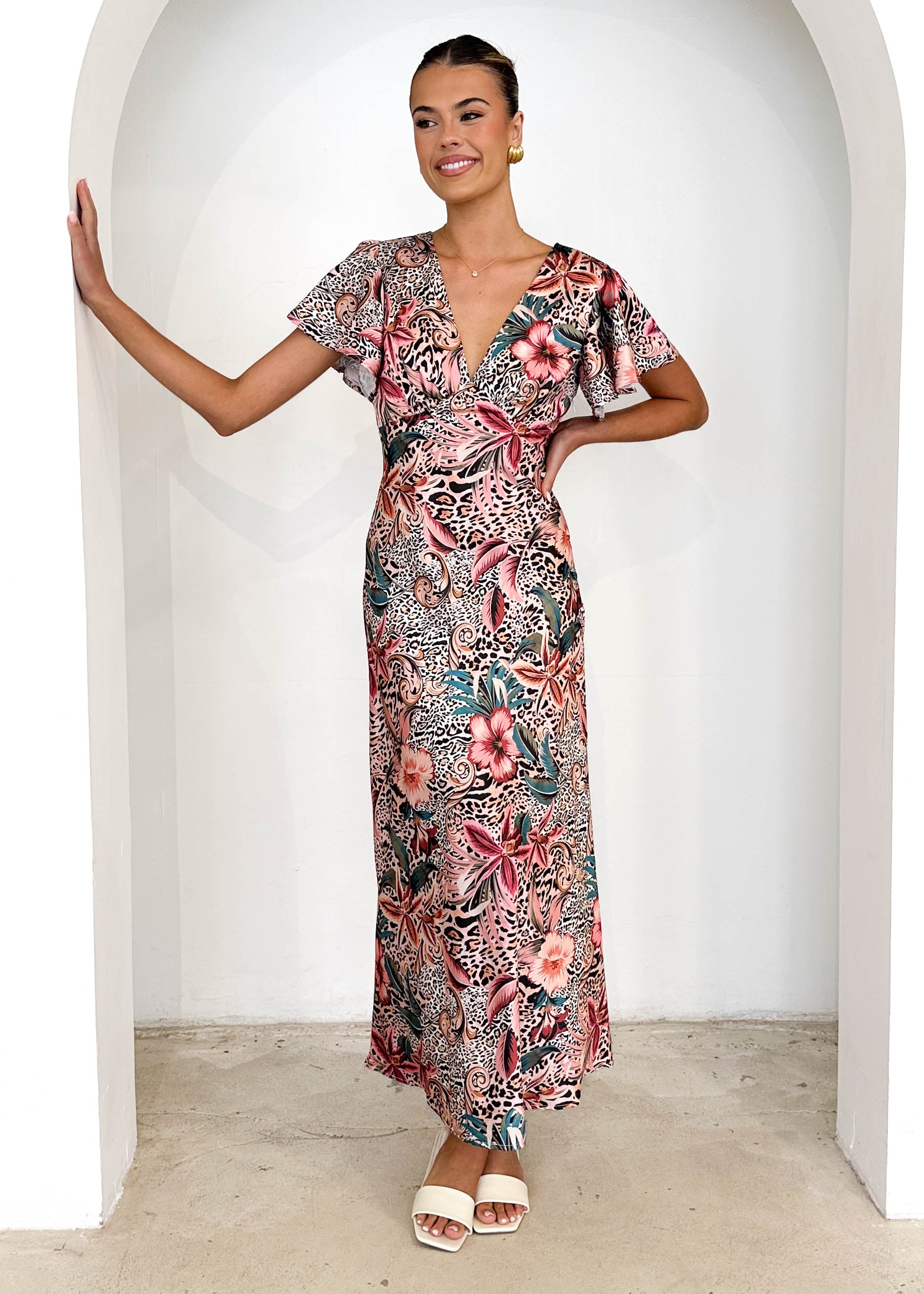 Mintoe Maxi Dress - Jungle Paradise