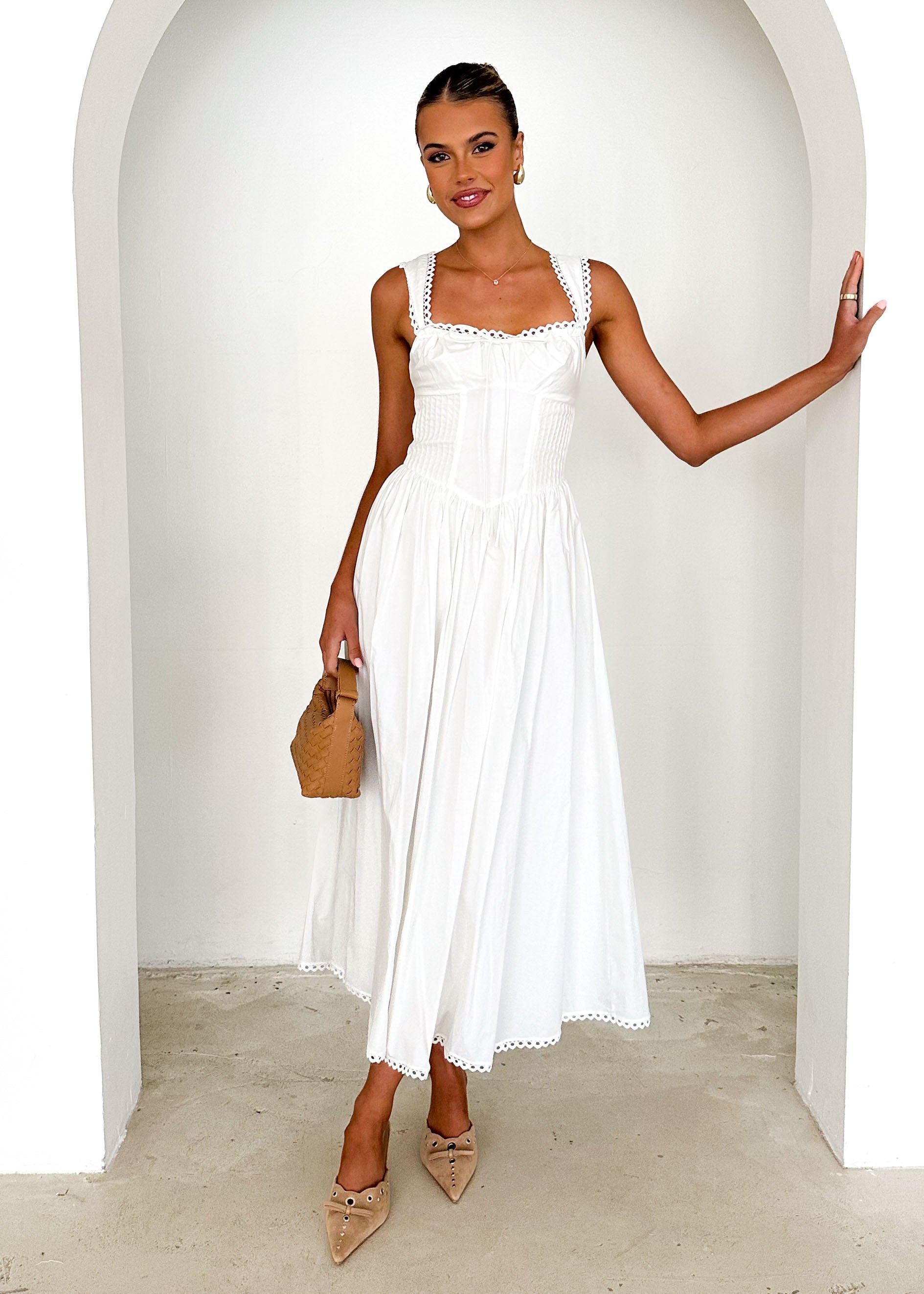 Owen Maxi Dress - Off White