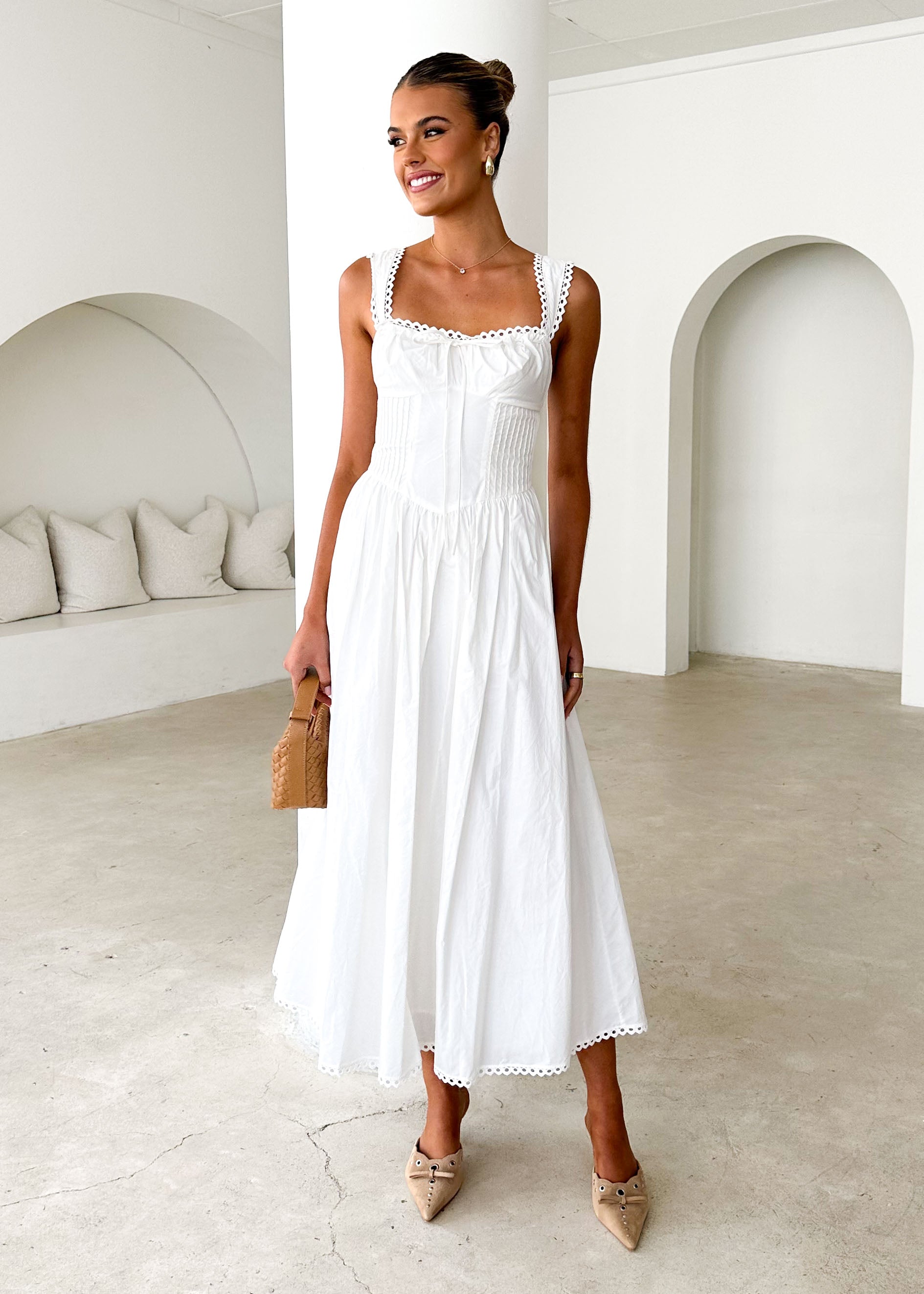 Owen Maxi Dress - Off White