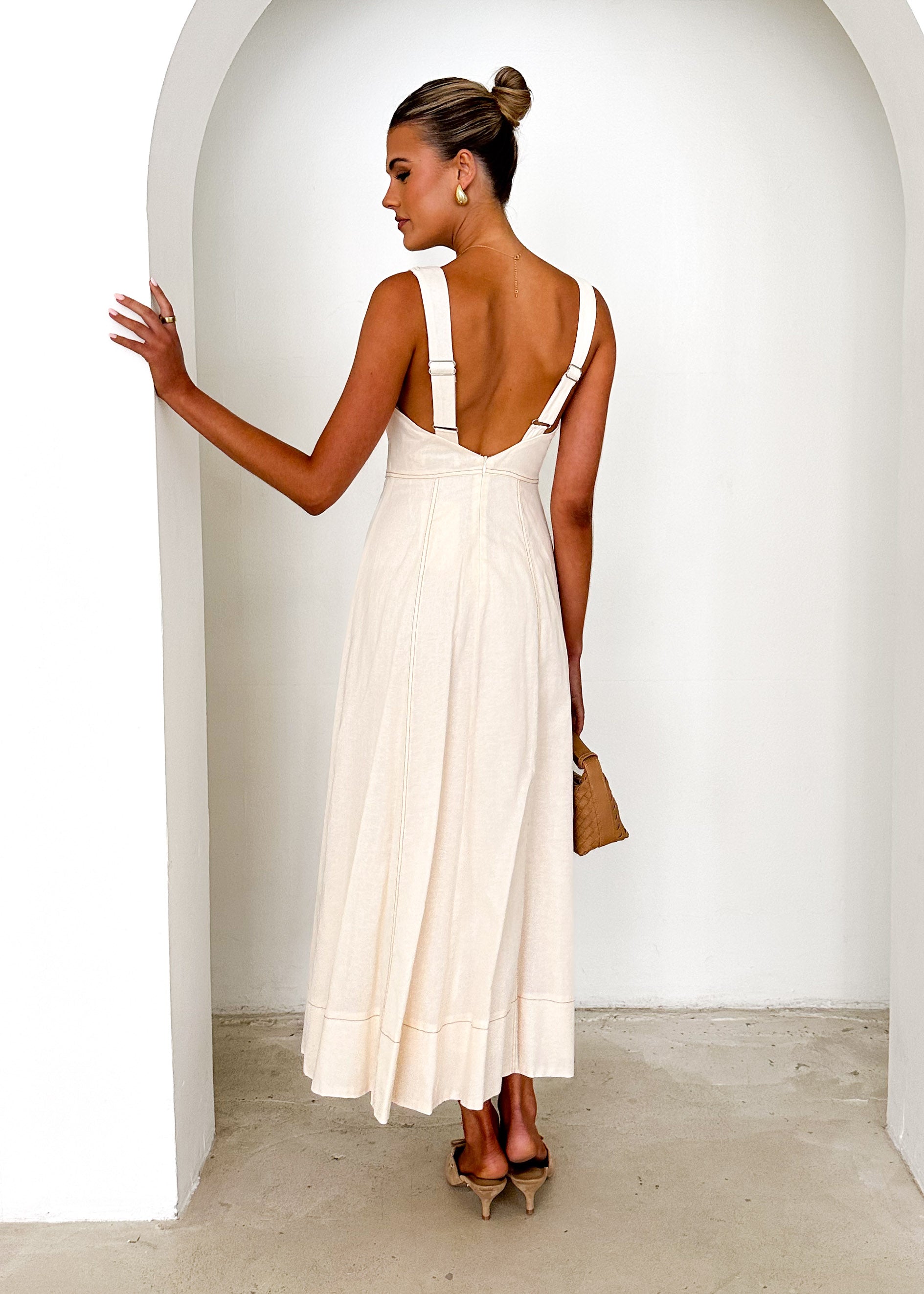 Nayan Maxi Dress - Cream