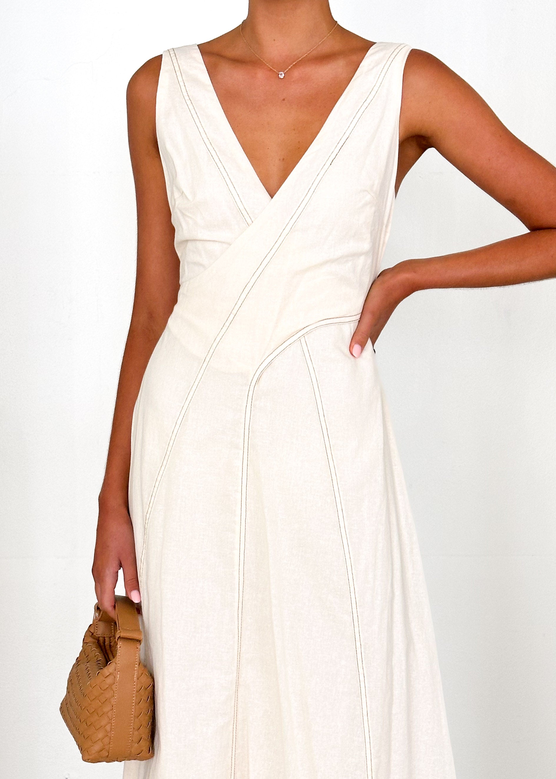 Nayan Maxi Dress - Cream