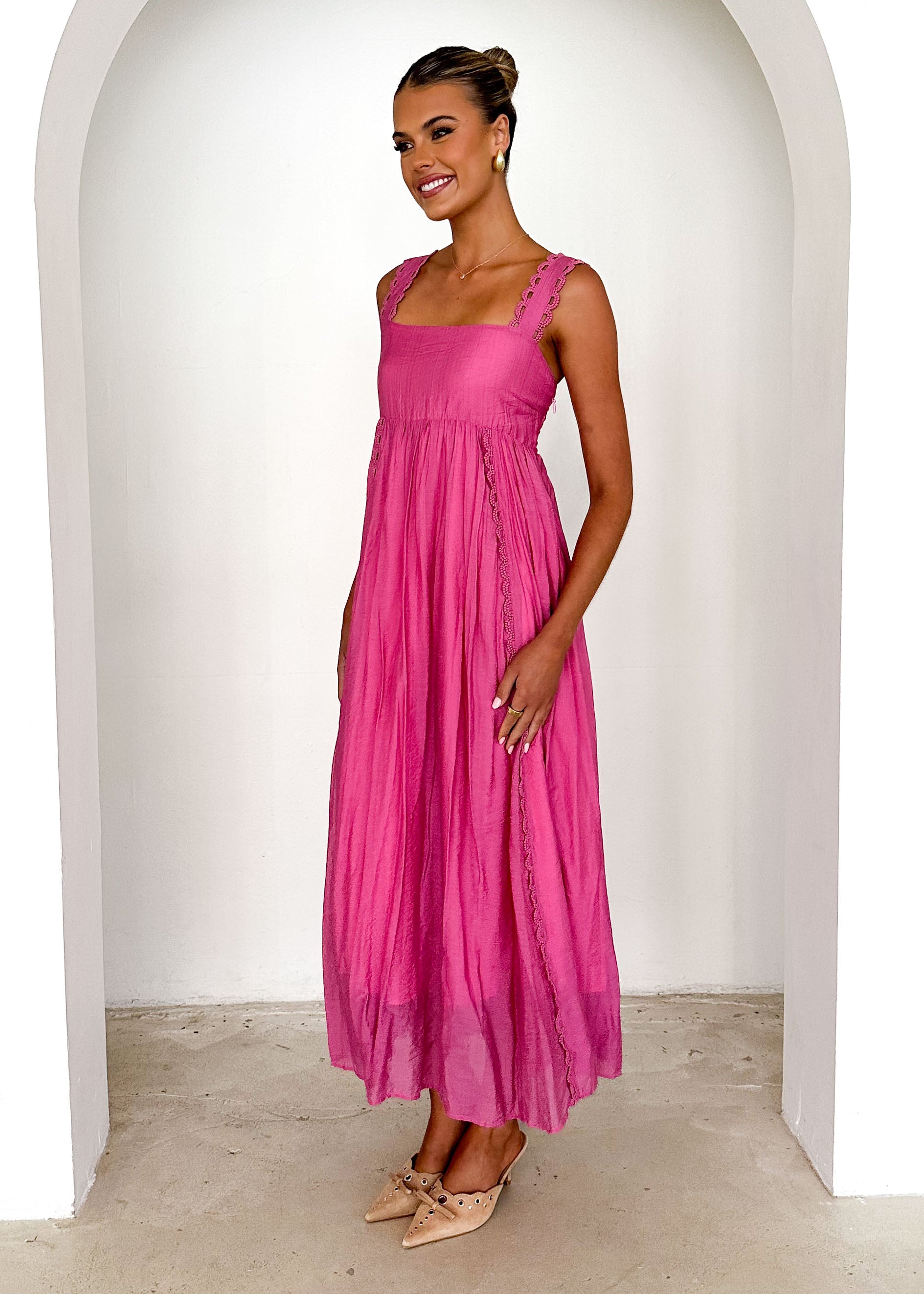 Orion Maxi Dress - Pink