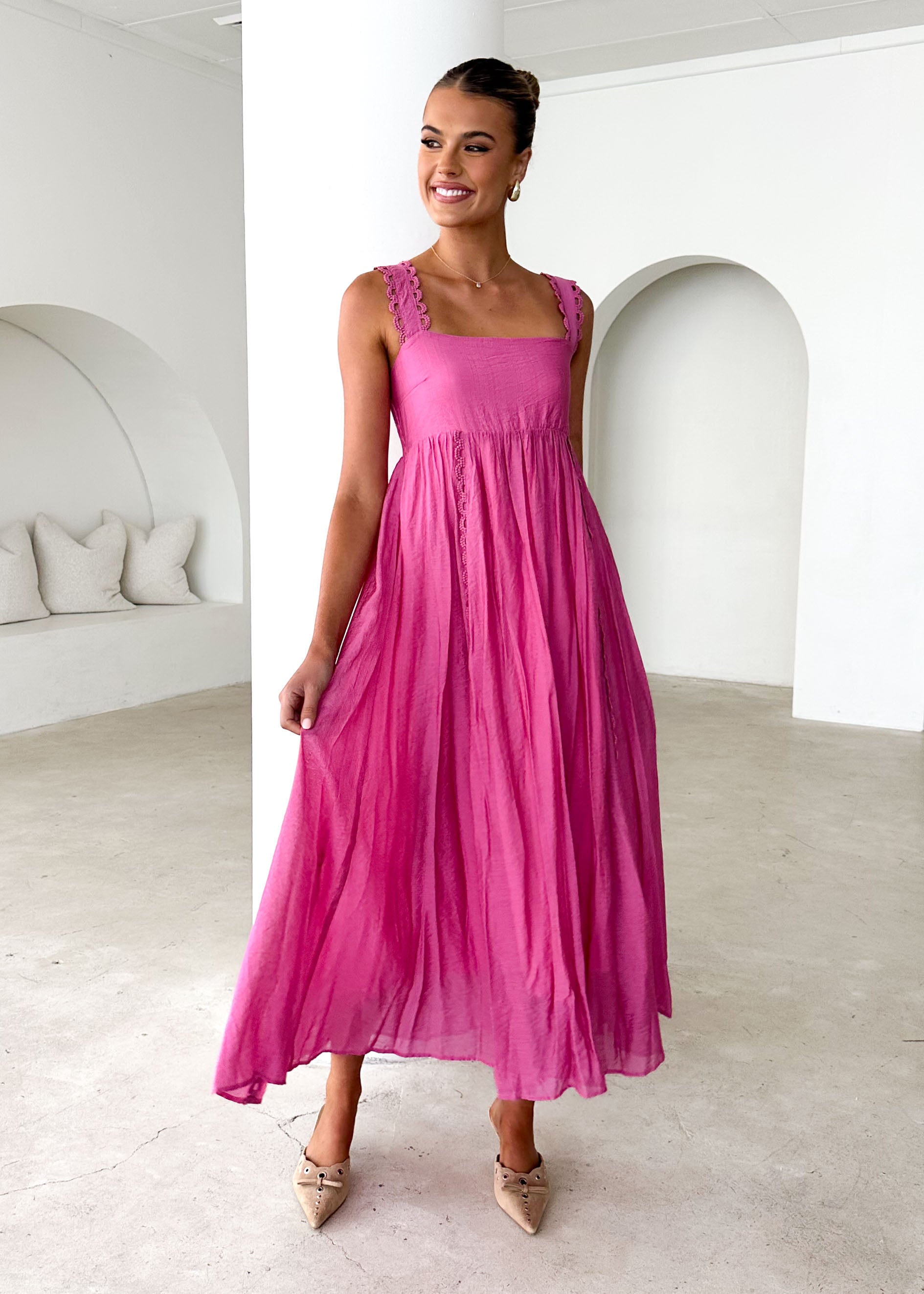 Orion Maxi Dress - Pink