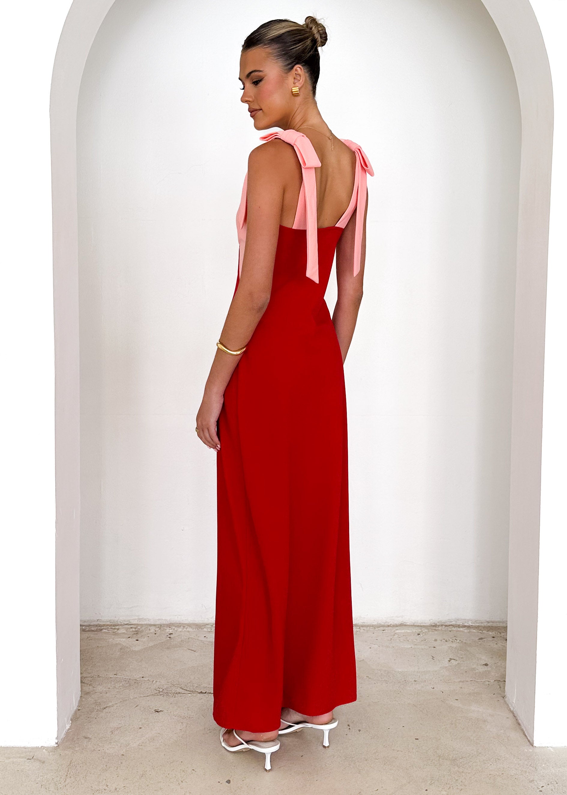 Formation Maxi Dress - Cherry Splice