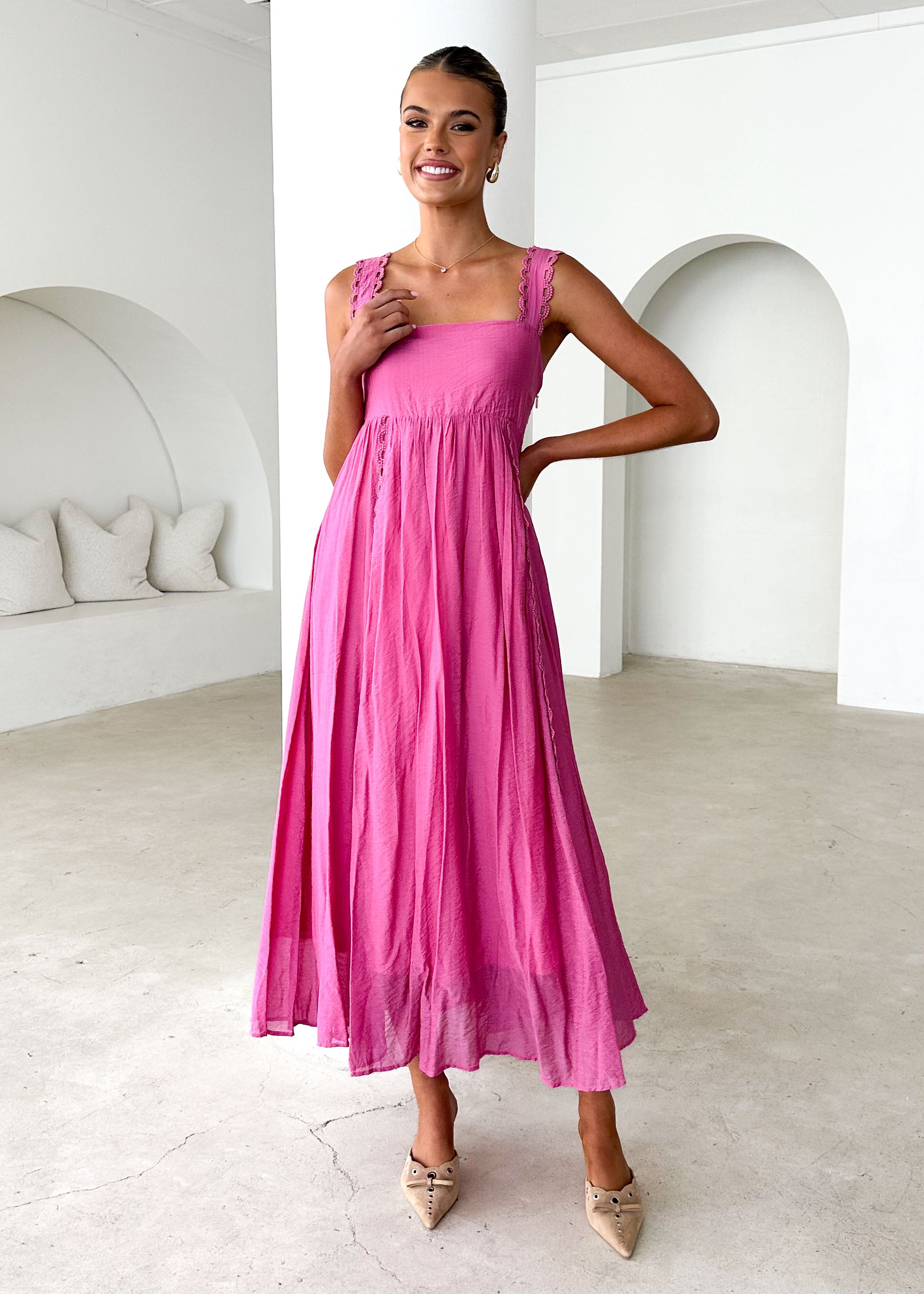 Orion Maxi Dress - Pink