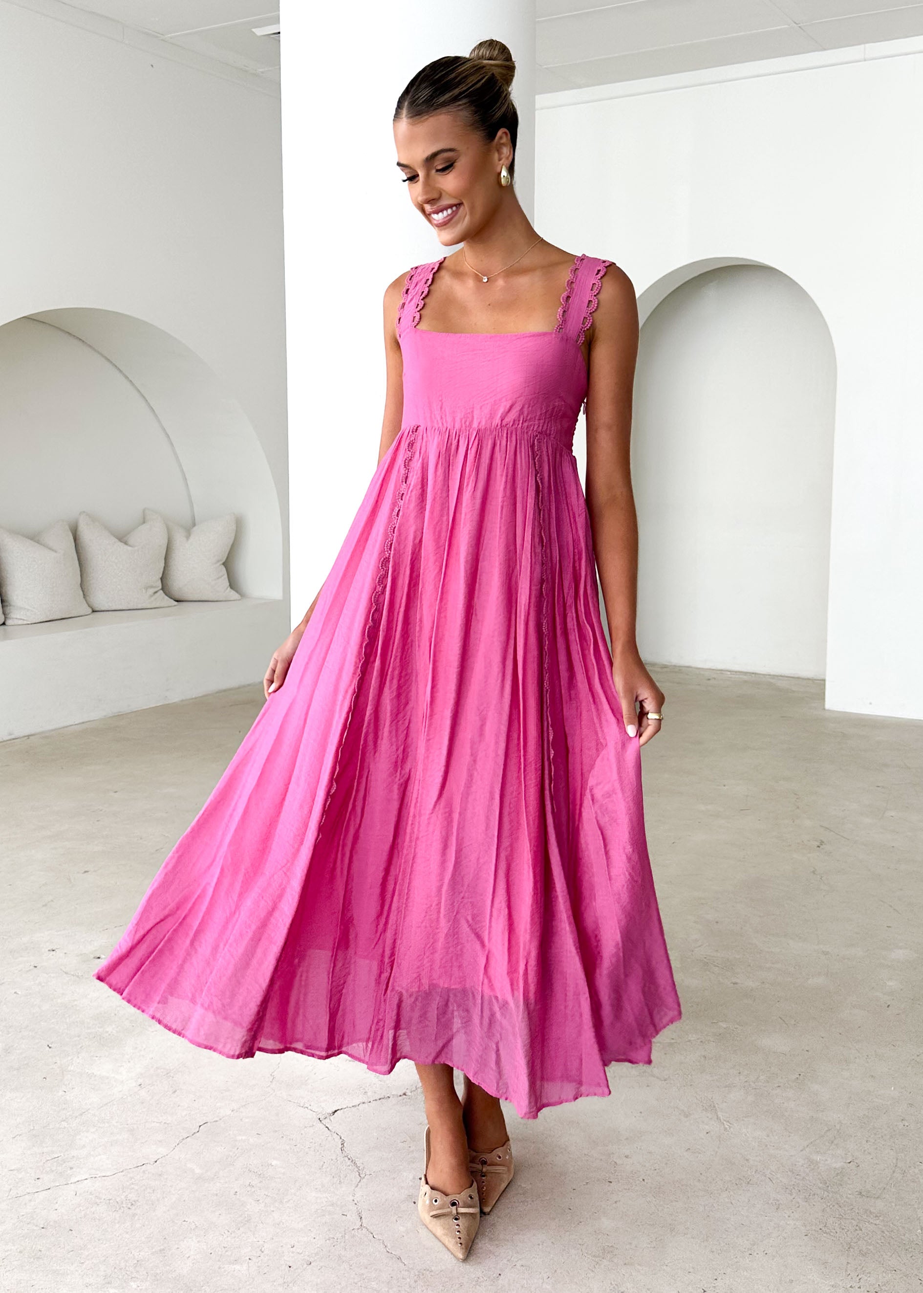 Orion Maxi Dress - Pink