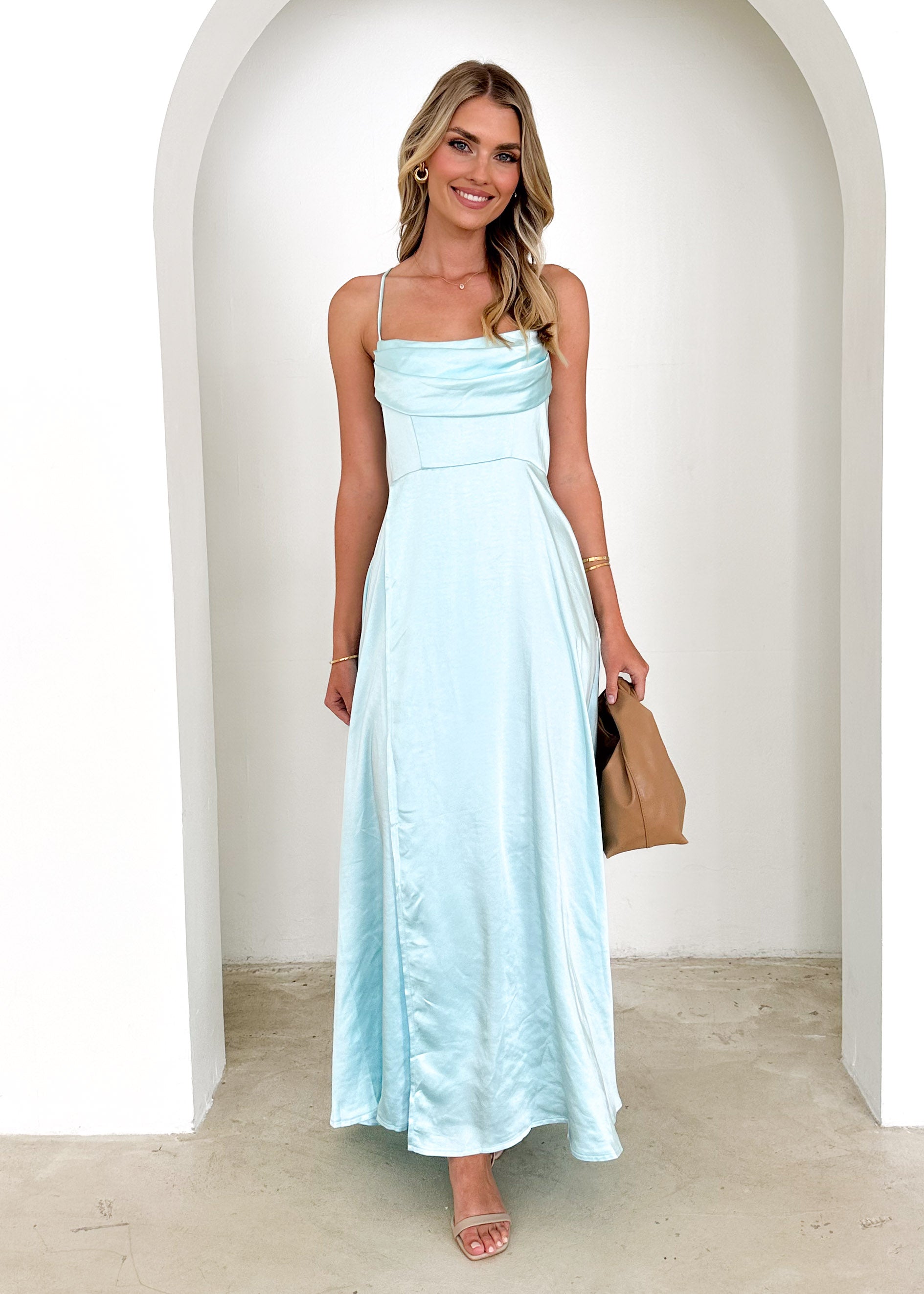 Mahala Maxi Dress - Ice Blue