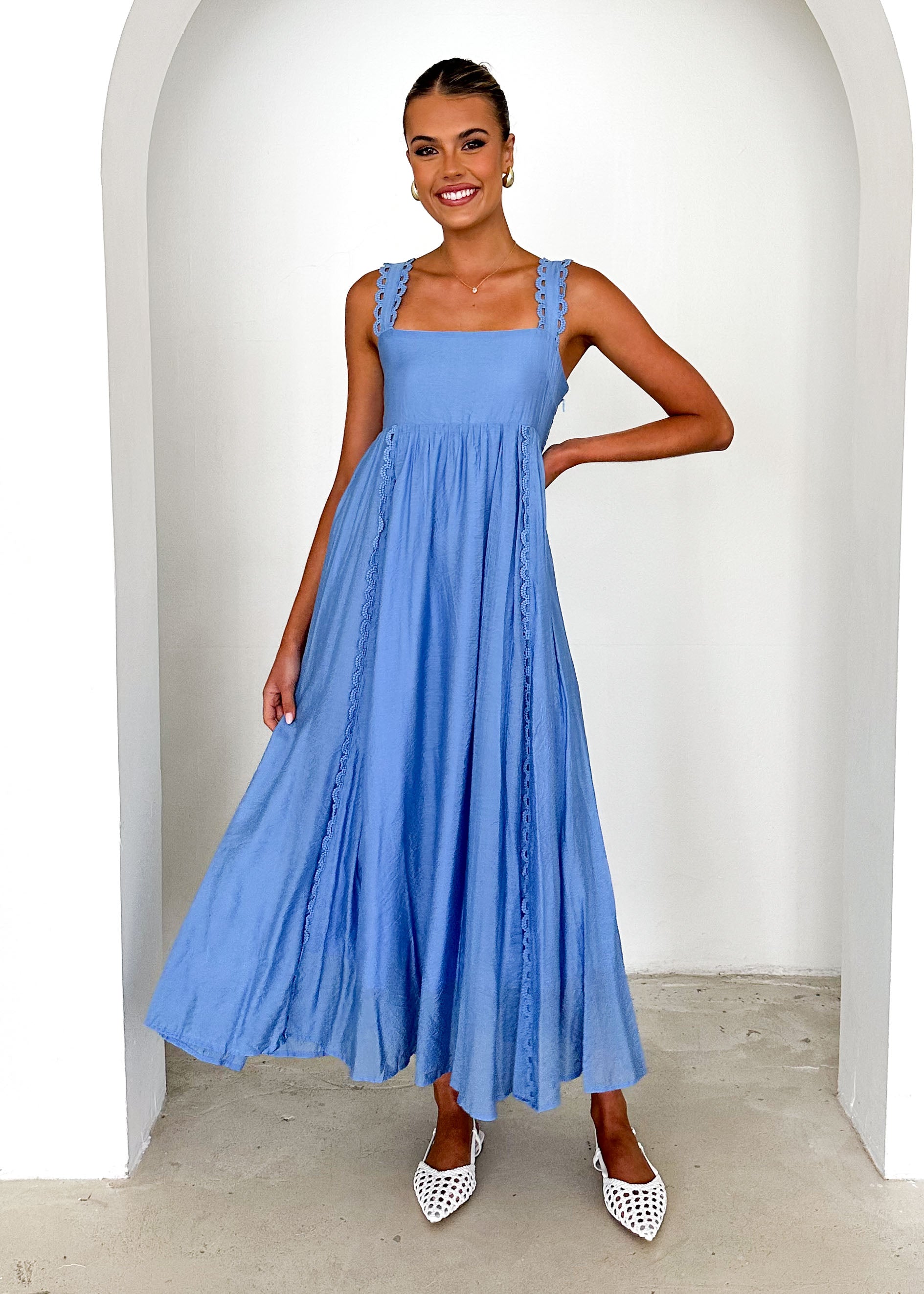 Orion Maxi Dress - Blue