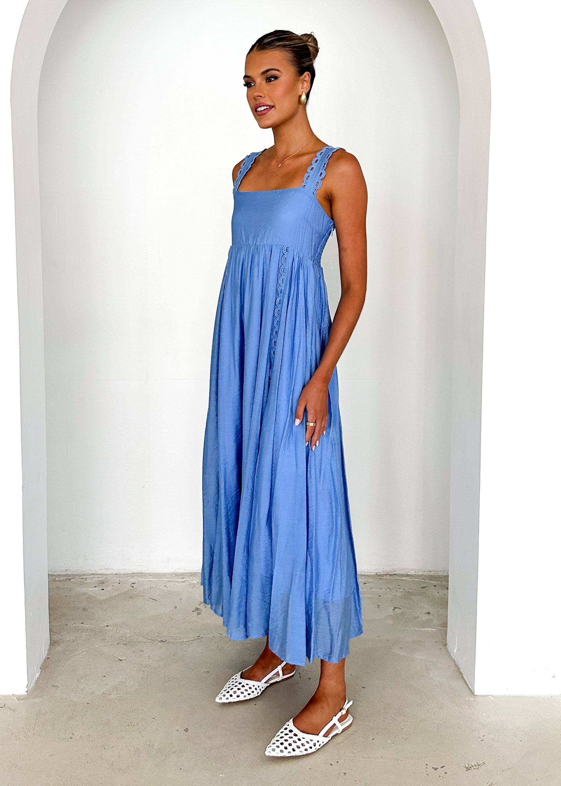 Orion Maxi Dress - Blue