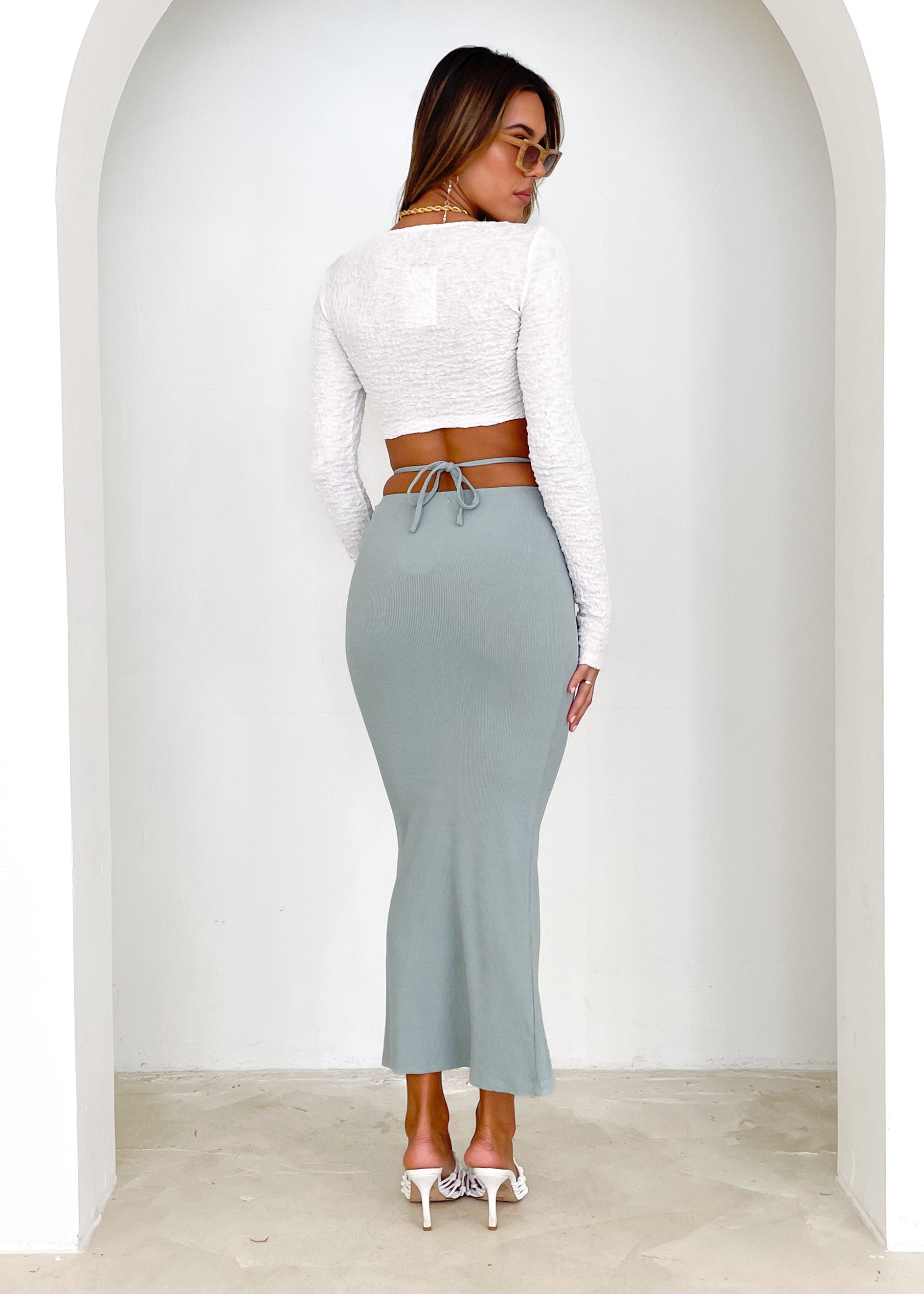 Kiora Midi Skirt - Sage