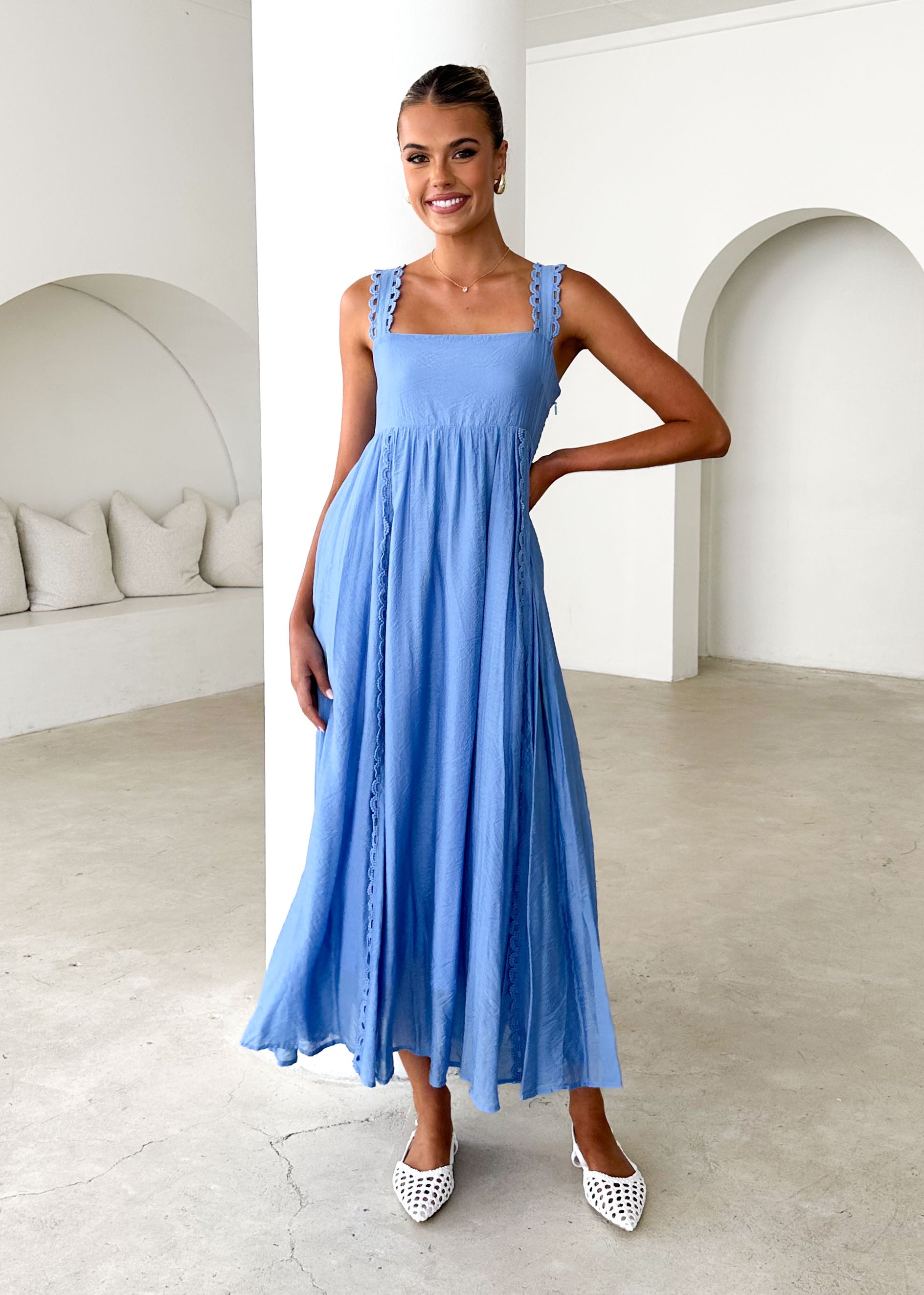 Orion Maxi Dress - Blue