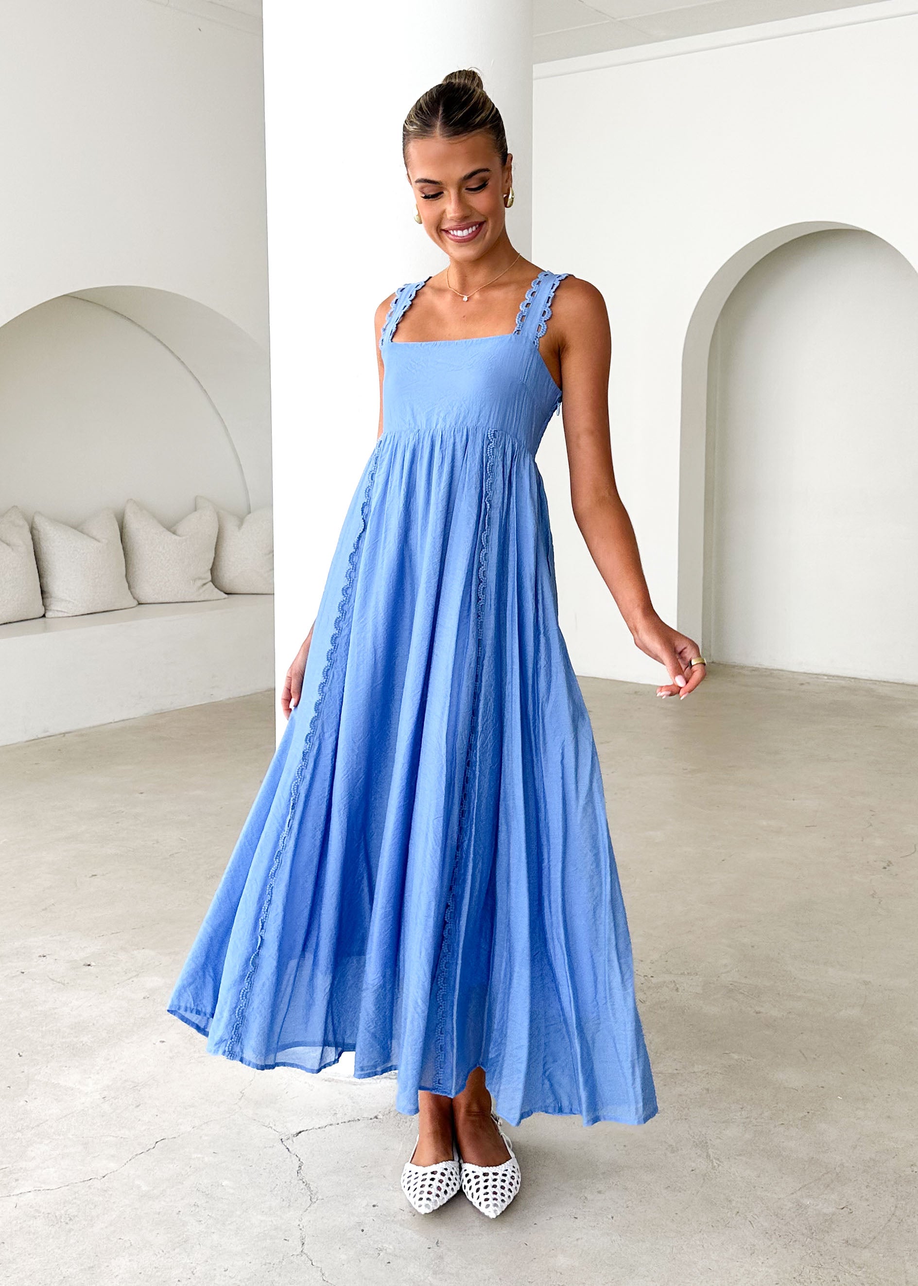 Orion Maxi Dress - Blue