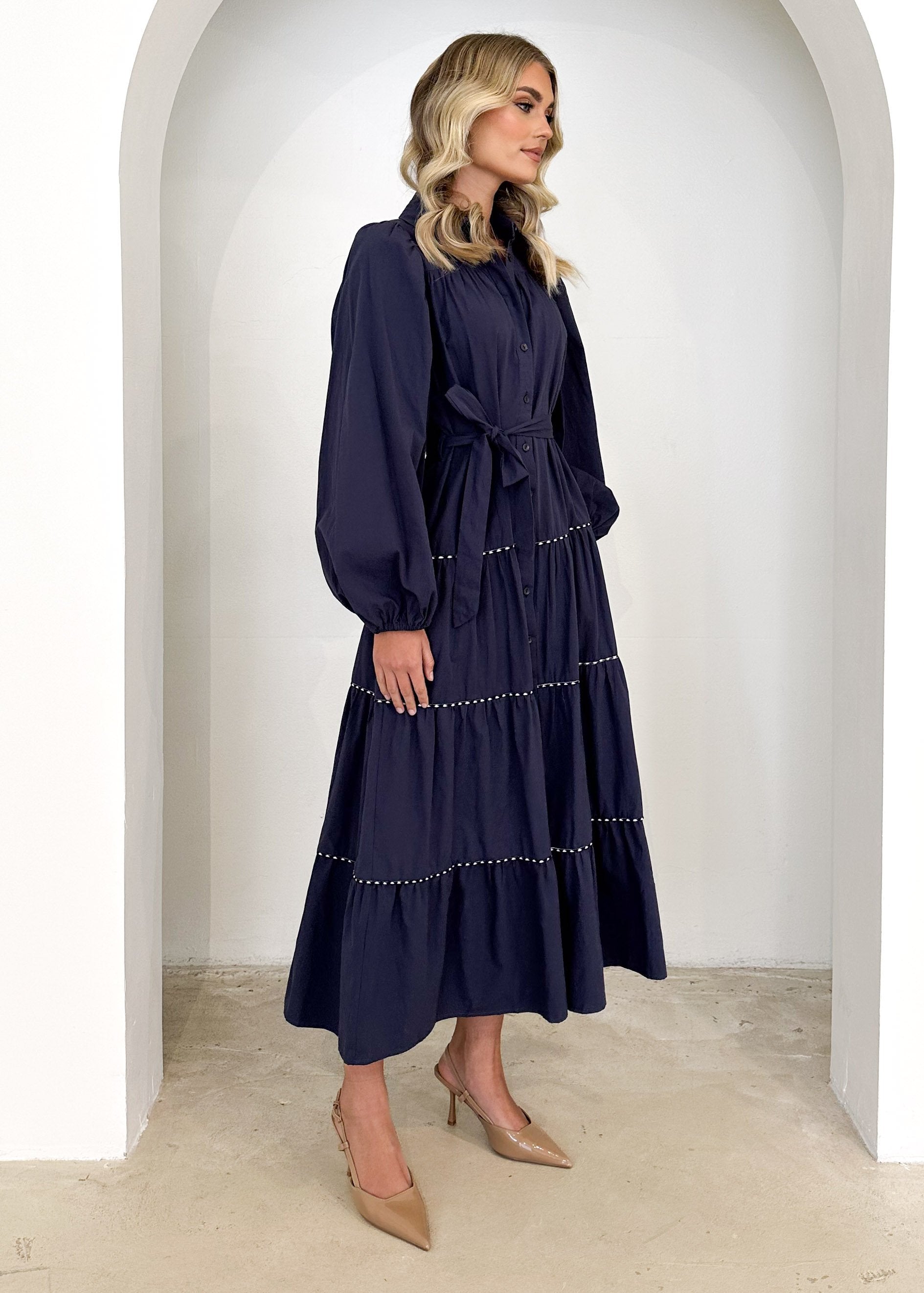 Ammara Maxi Dress - Navy