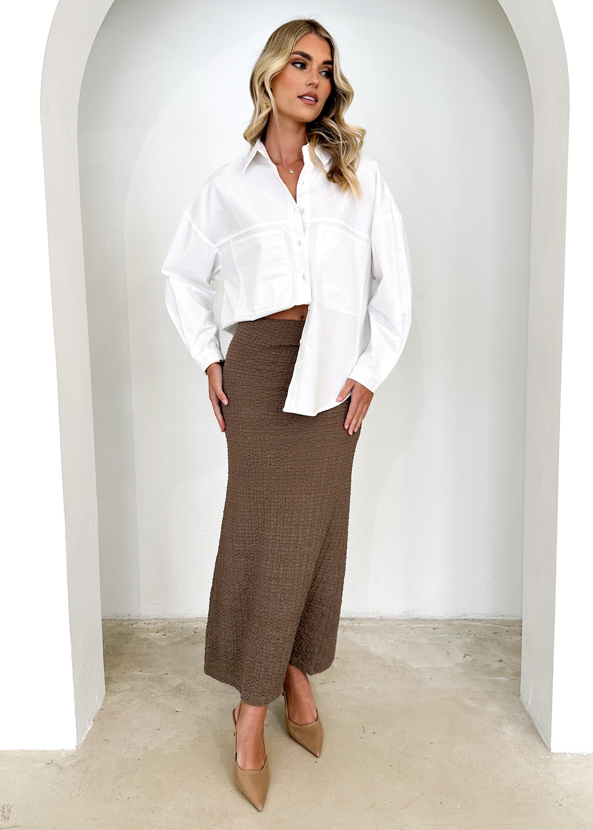 Jordy Maxi Skirt - Moss