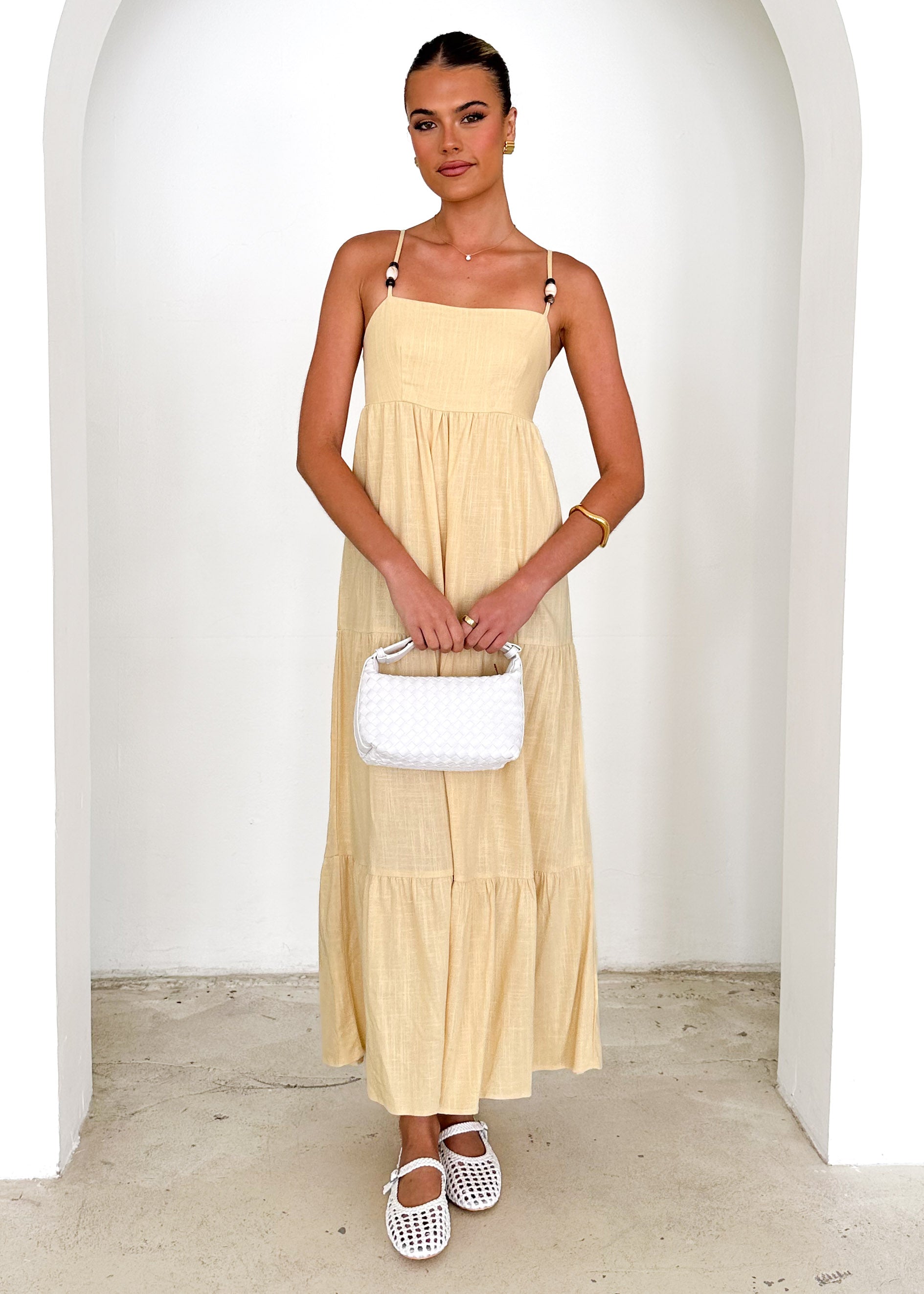 Lopez Maxi Dress - Lemon